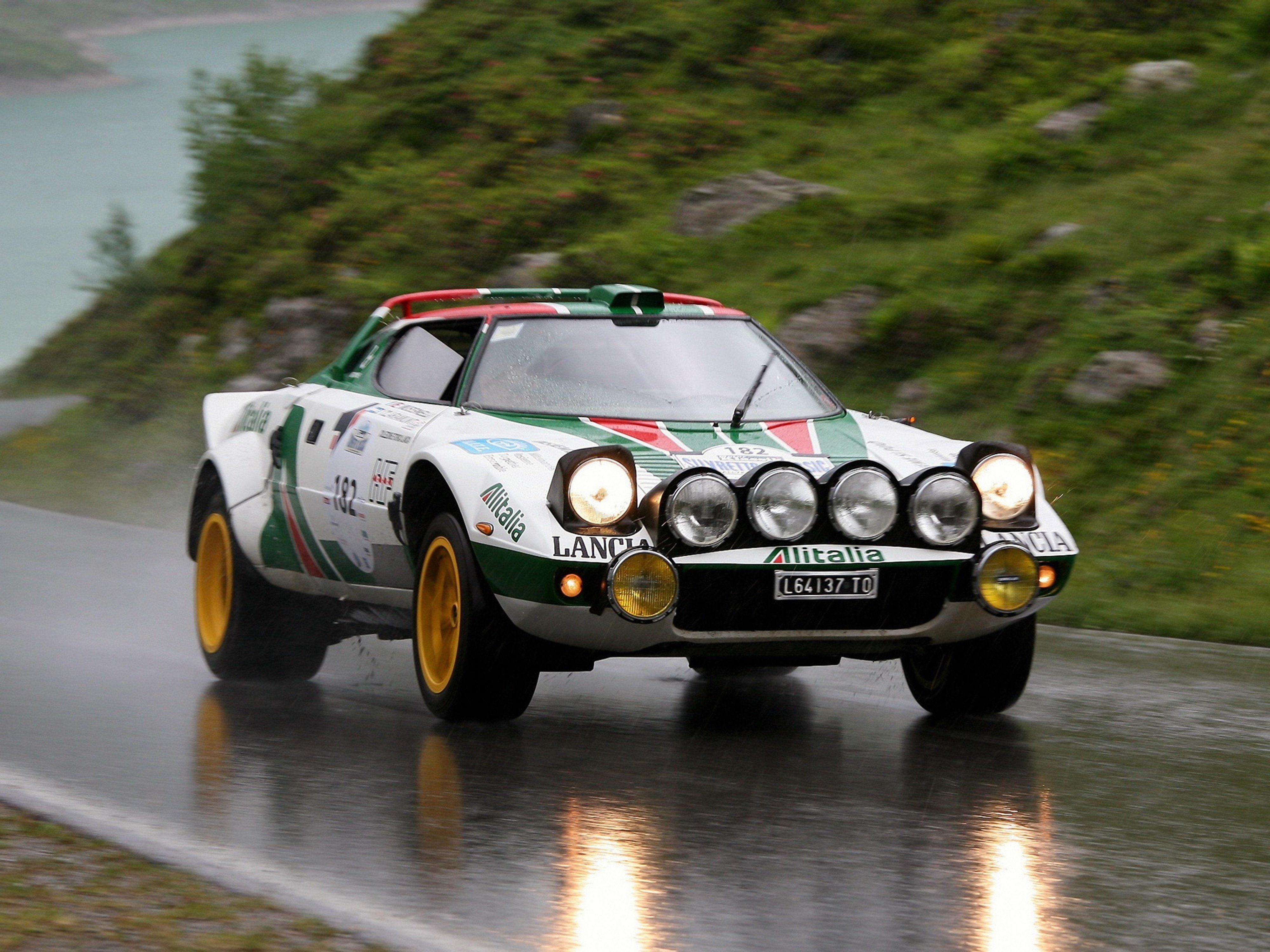 stratos, italy, race, group 4, 4000x3000, car, rally, 1972, racing, lancia, supercar, 4K, HD Wallpaper