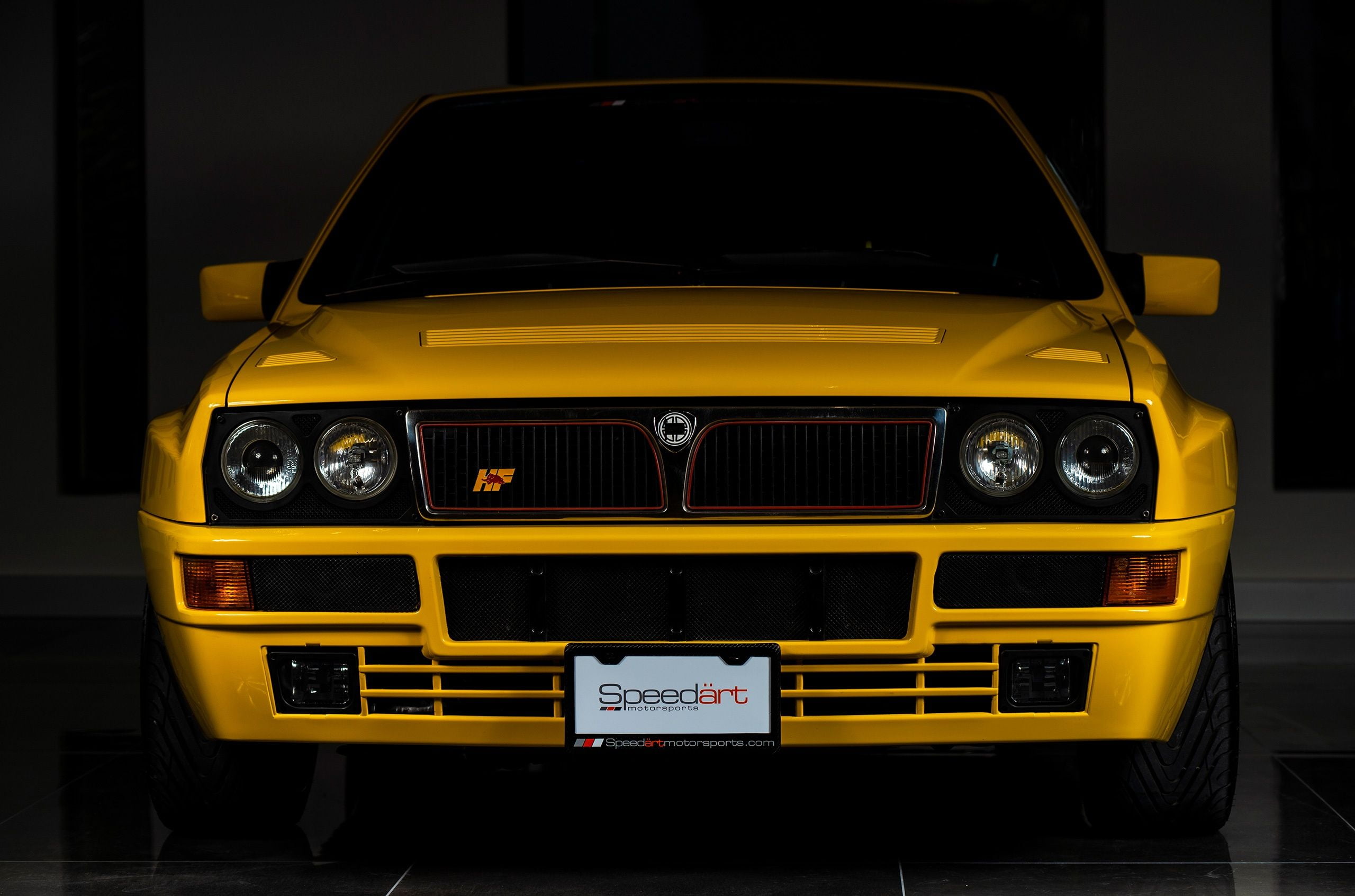 giallo ginestra, 2K, Lancia Delta Integrale, car, yellow, Lancia Delta, italian, HD Wallpaper