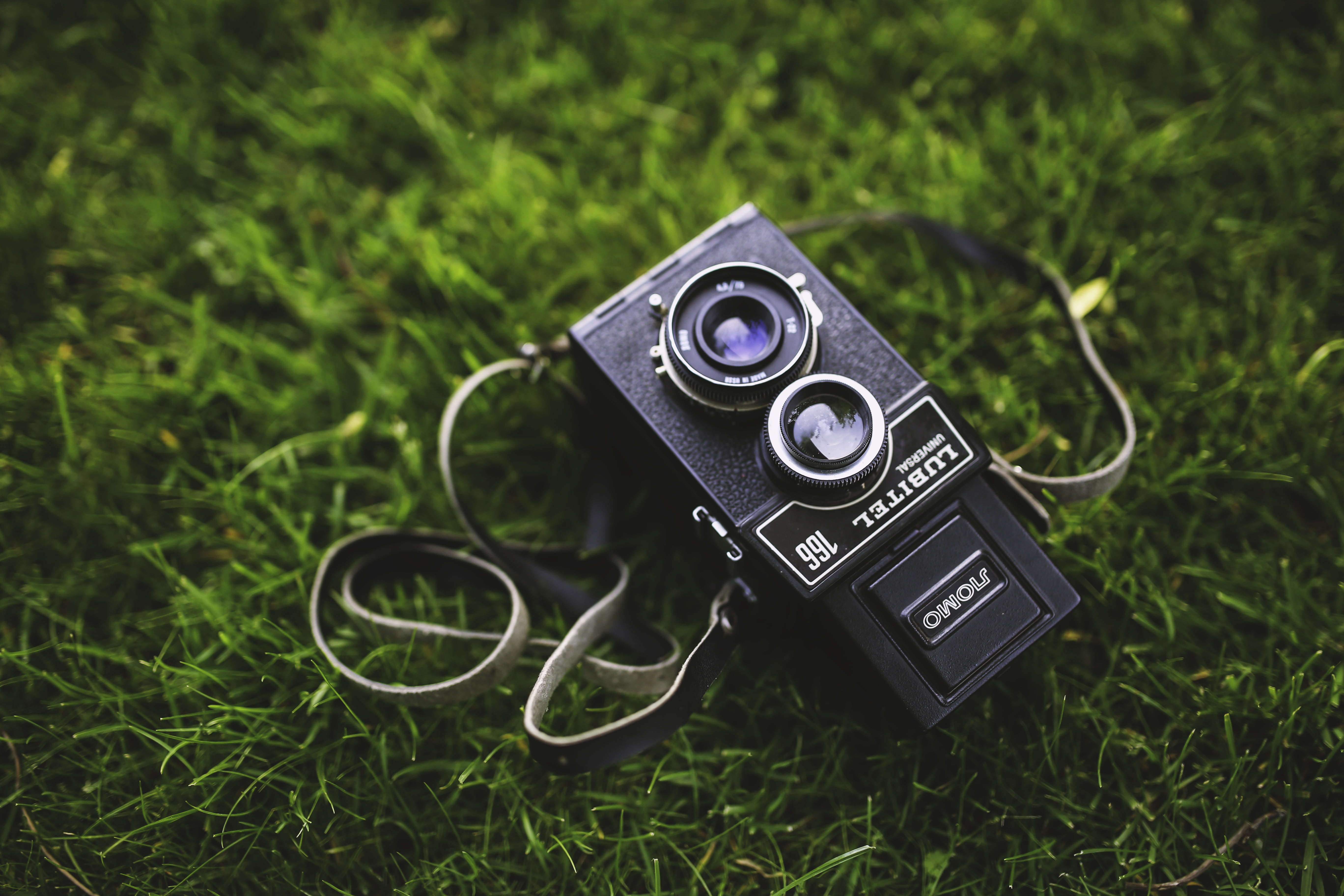 arts culture and entertainment, close-up, field, high angle view, technology, focus on foreground, no people, land, digital camera, grass, medium, vintage, HD Wallpaper