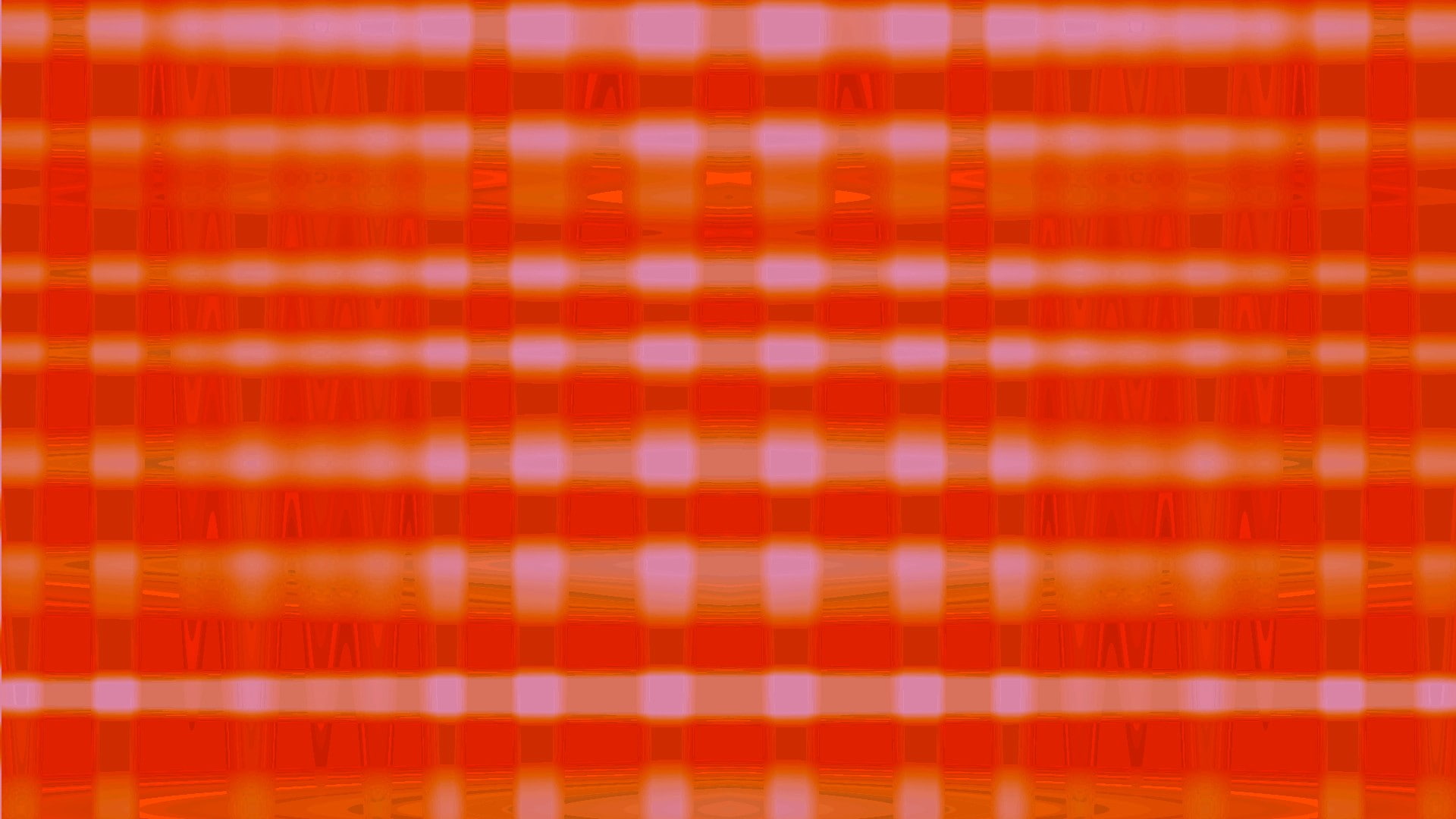 lines, mirror, 1080P, digital art, shapes, abstract, orange, HD Wallpaper
