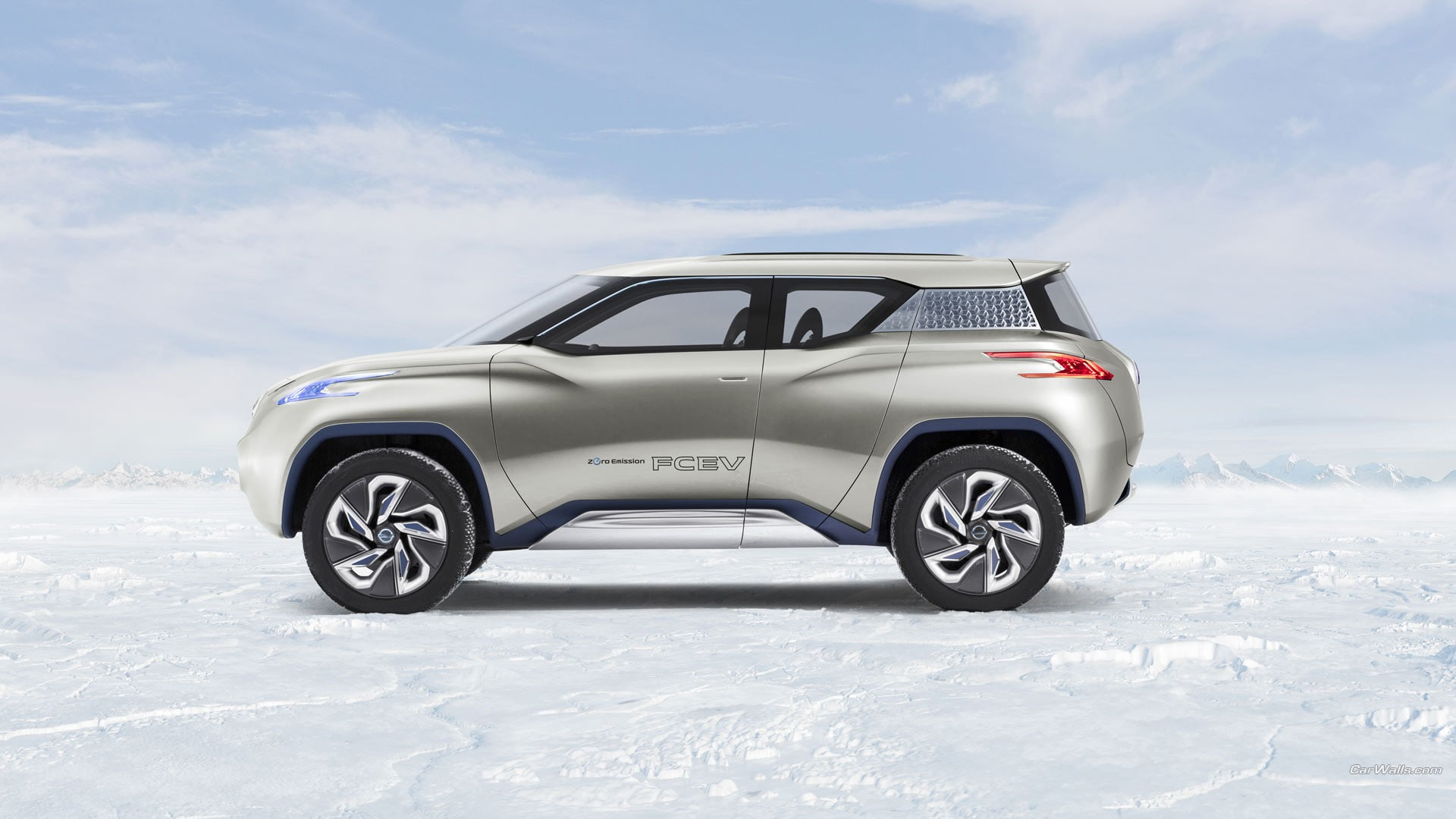 1080P, Nissan TeRRa, vehicle, car, silver cars, Nissan, HD Wallpaper