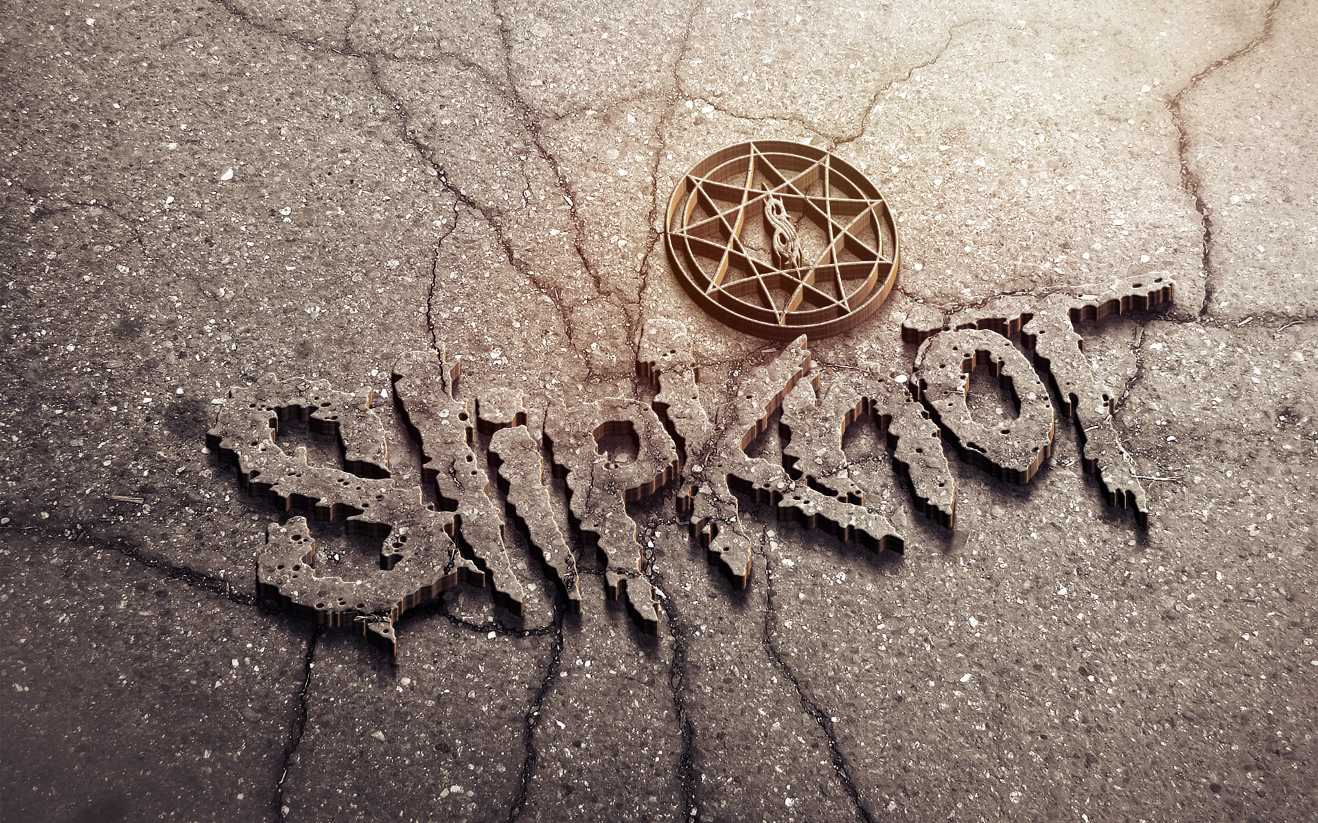 beach, 1080P, art and craft, manhole, metal, day, high angle view, no people, close-up, brown, land, outdoors, slipknot best, shape, still life, sand, HD Wallpaper