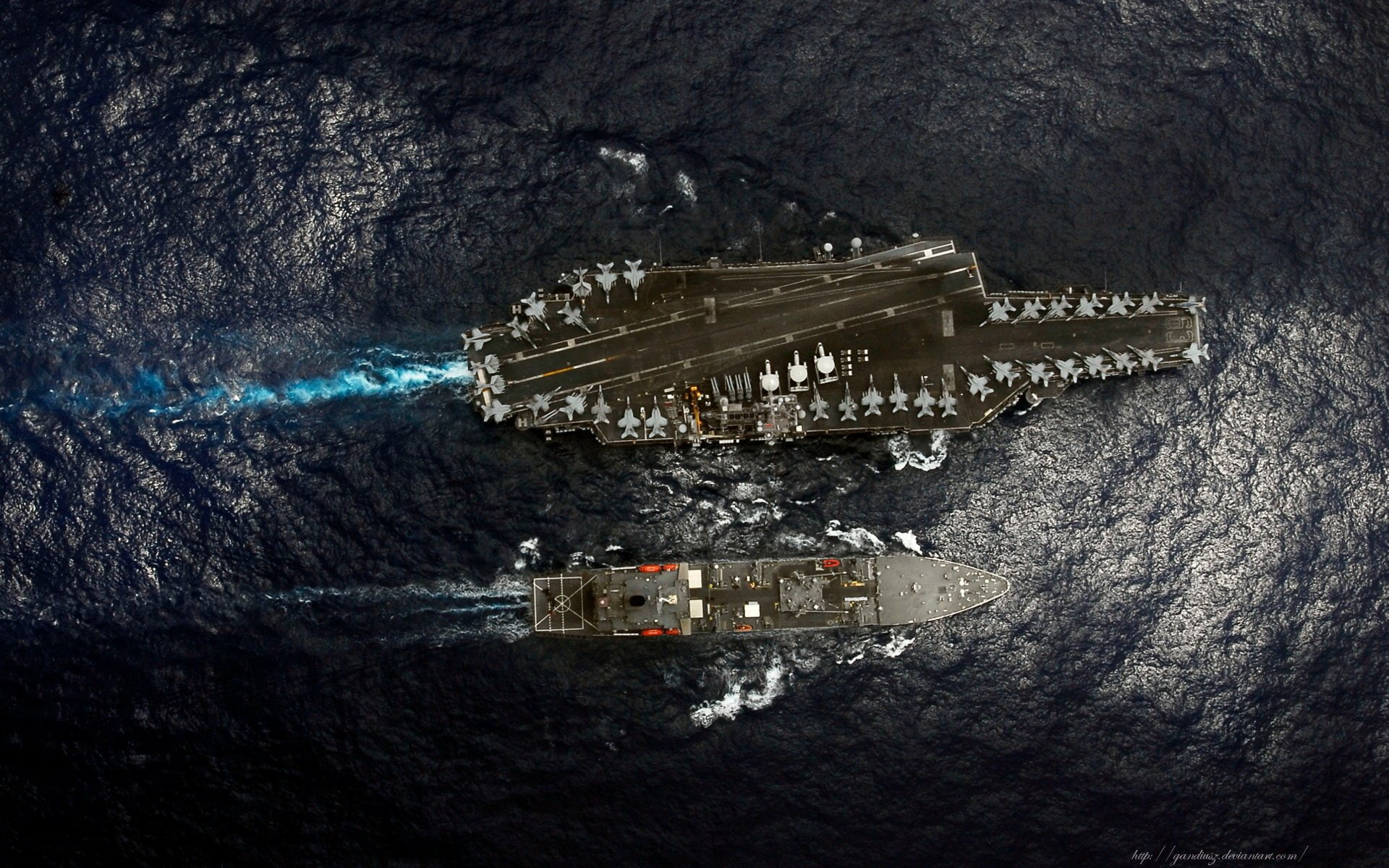 Aircraft Carrier, Warships, Warship, USS Kitty Hawk (CV-63), 1080P, HD Wallpaper