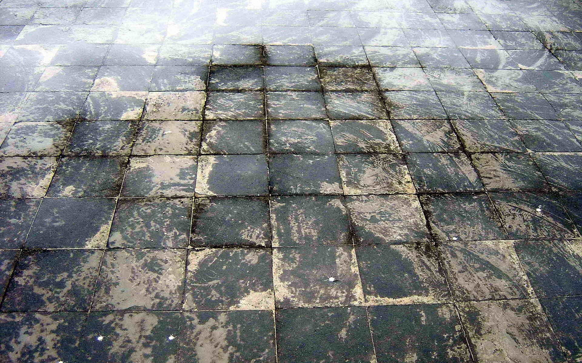 1080P, close-up, tiles, stone, day, architecture, road, backgrounds, pattern, street, high angle view, black, full frame, sunlight, stone material, no people, HD Wallpaper