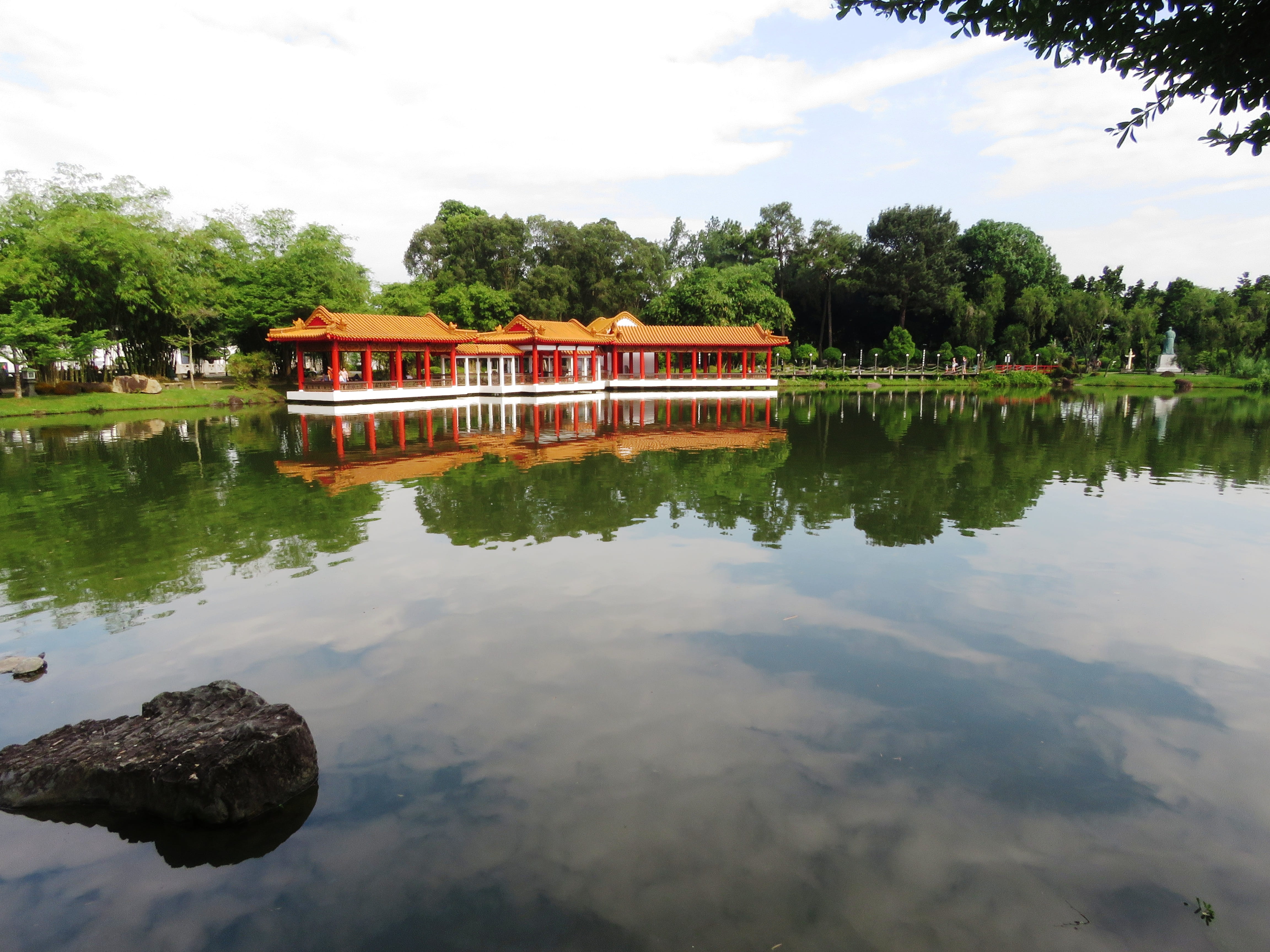 Chinese Garden, plant, tranquility, lake, sky, river, garden, waterfront, asia, Singapore, beauty in nature, park, tree, no people, chinese garden, water, HD Wallpaper