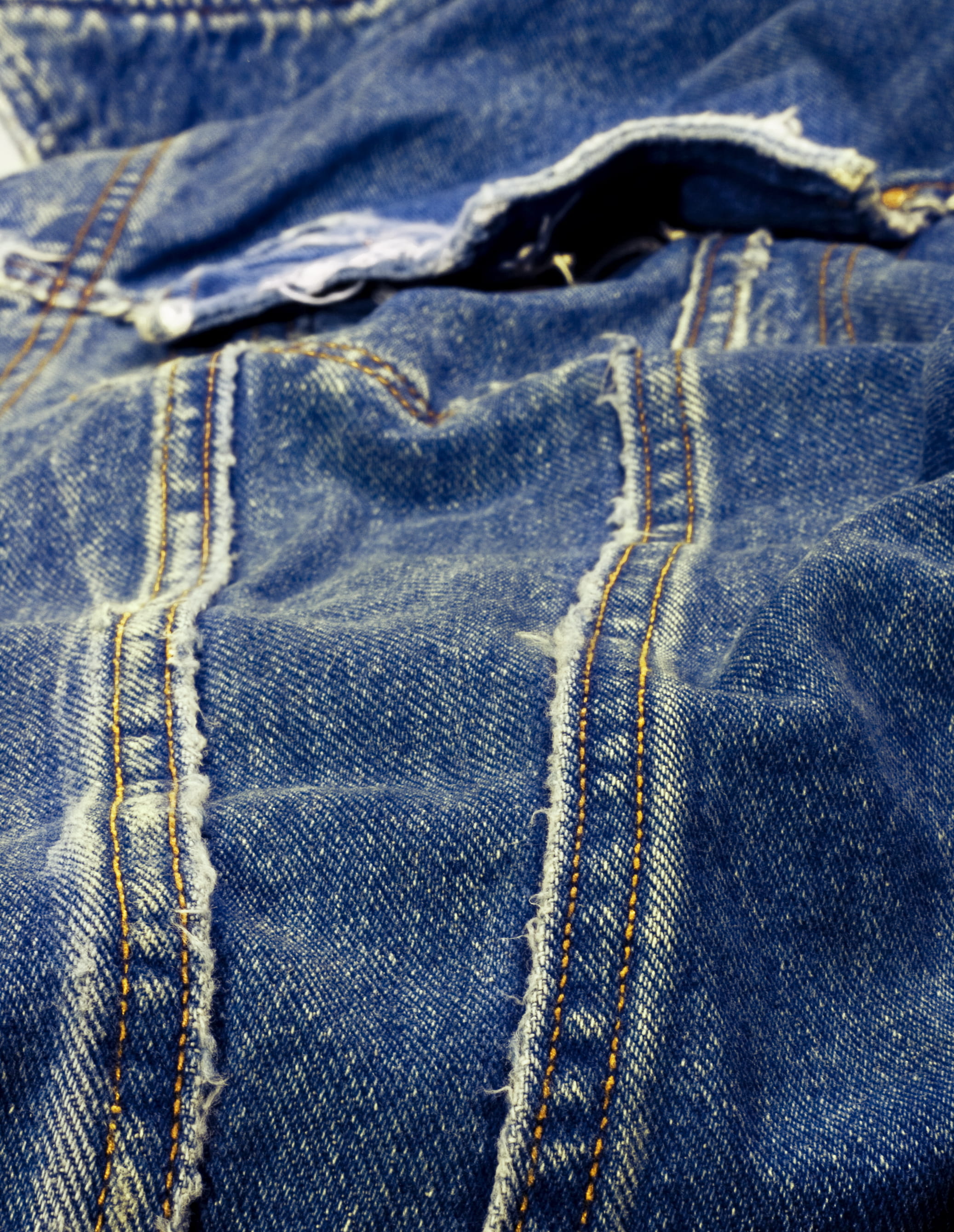 full frame, indoors, stylish, macro, blue, no people, rear, color, relaxation, canvas, textile, cloth, sewing, cotton, style, textured, rough, close-up, Phone HD Wallpaper
