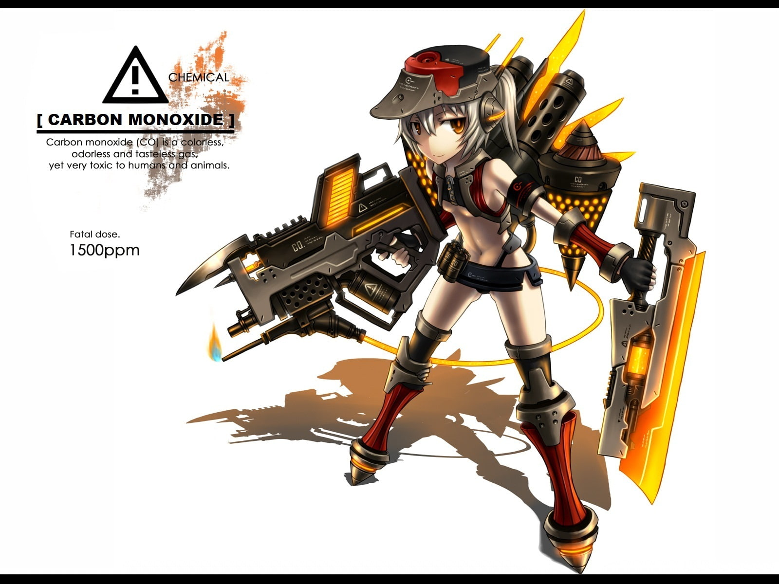 monoxide, hd, carbon, anime, 720P, cartoon/comic, HD Wallpaper