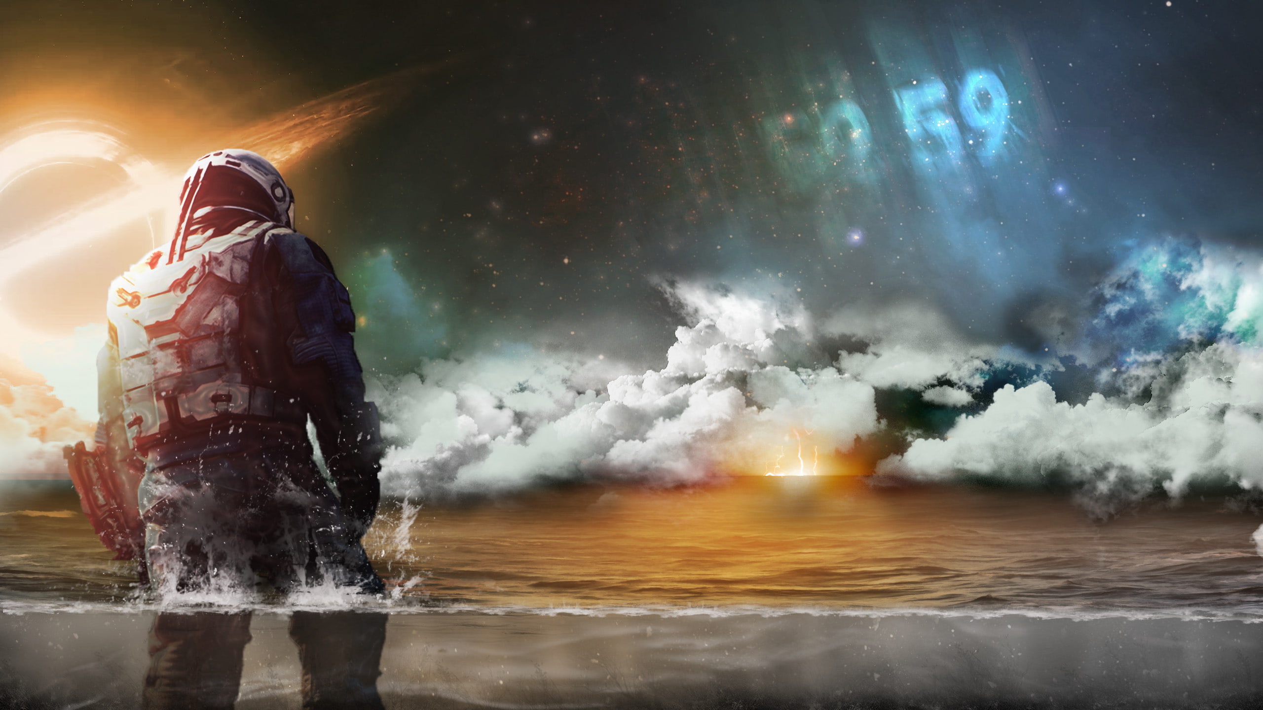 Cloud, Movie, Astronaut, Storm, 2K, Water, Interstellar, HD Wallpaper