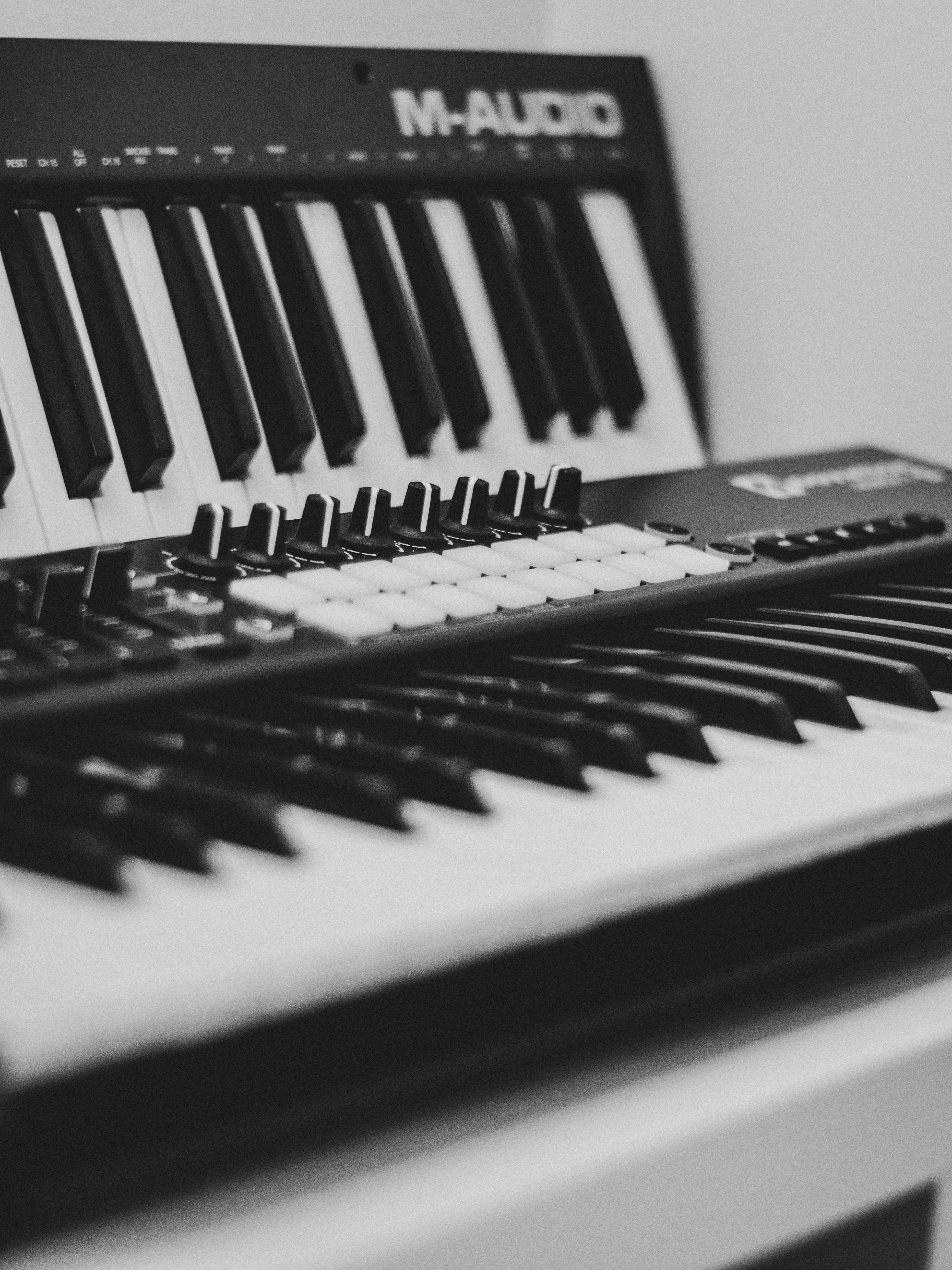computer hardware, computer keyboard, musical equipment, recording, keyboard instrument, metal, musical instrument, keyboard, studio, hardware, electronic, Phone HD Wallpaper