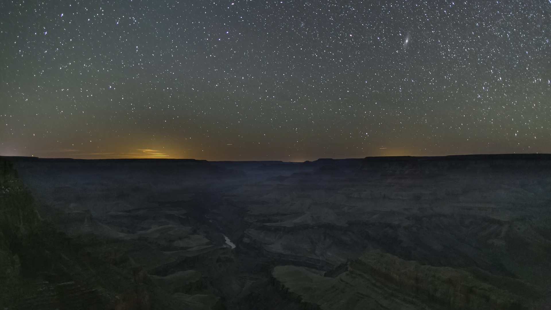 cosmos, usa, nebula, space, landscape, star - Space, stars, planet - Space, grand canyon, no people, tranquility, astronomy, constellation, mountain, nature, HD Wallpaper