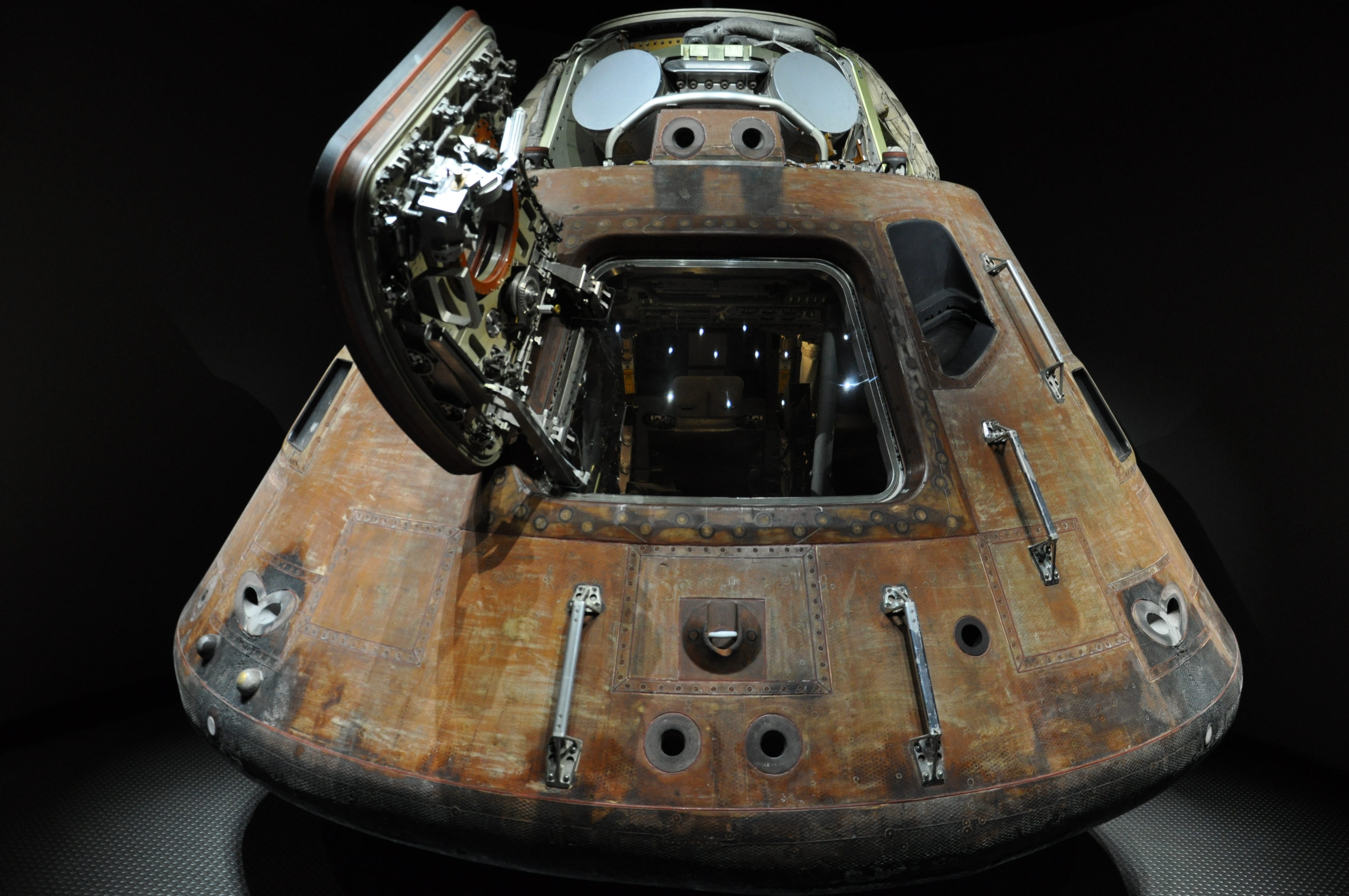 space, metal, mode of transportation, cockpit, black background, studio shot, travel, indoors, black color, silver colored, brown, no people, single object, HD Wallpaper