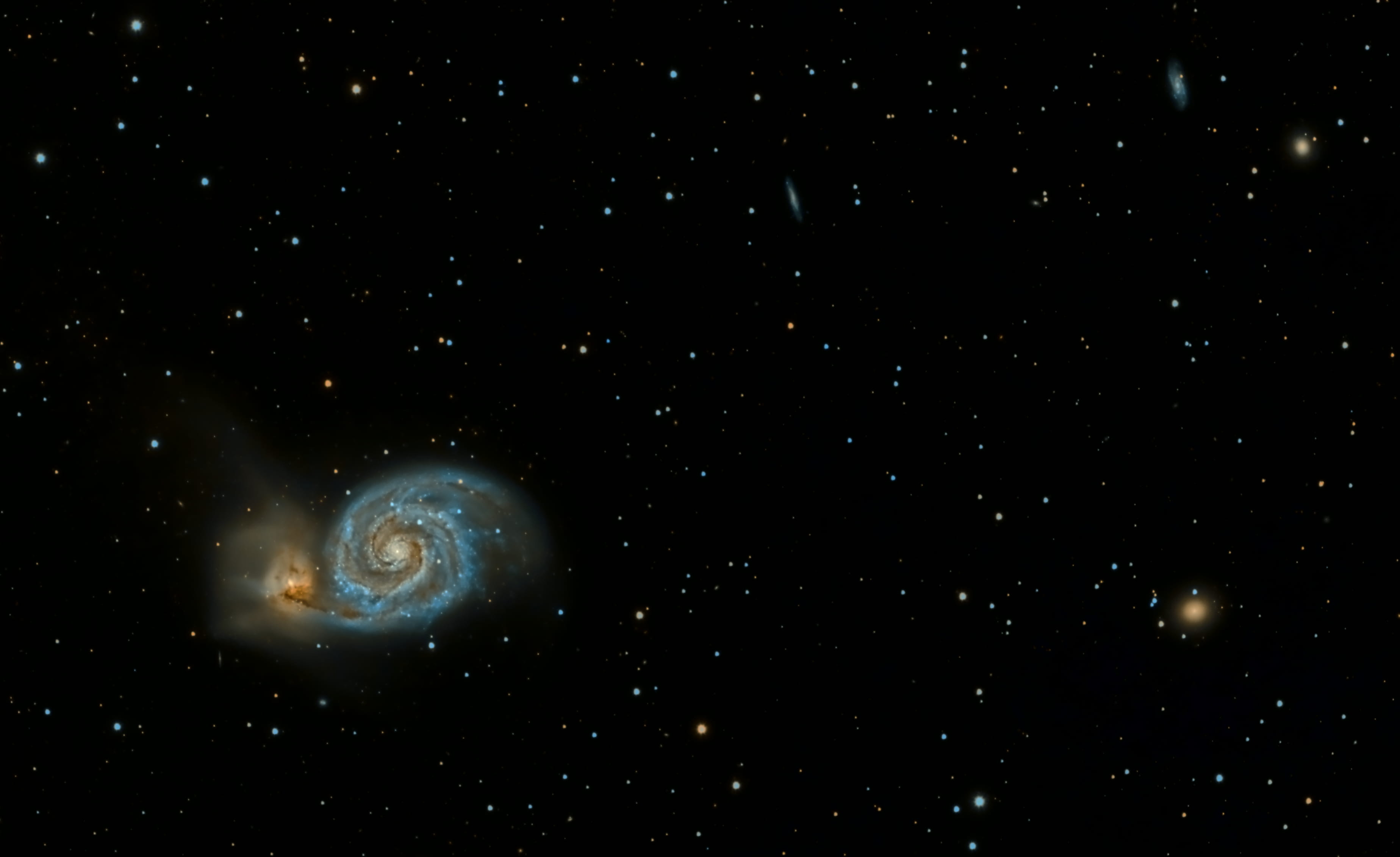 astronomy, animal themes, beauty in nature, photo, galaxy, space, 2K, space exploration, outerspace, constellation, sea, one animal, sky, animal wildlife, HD Wallpaper