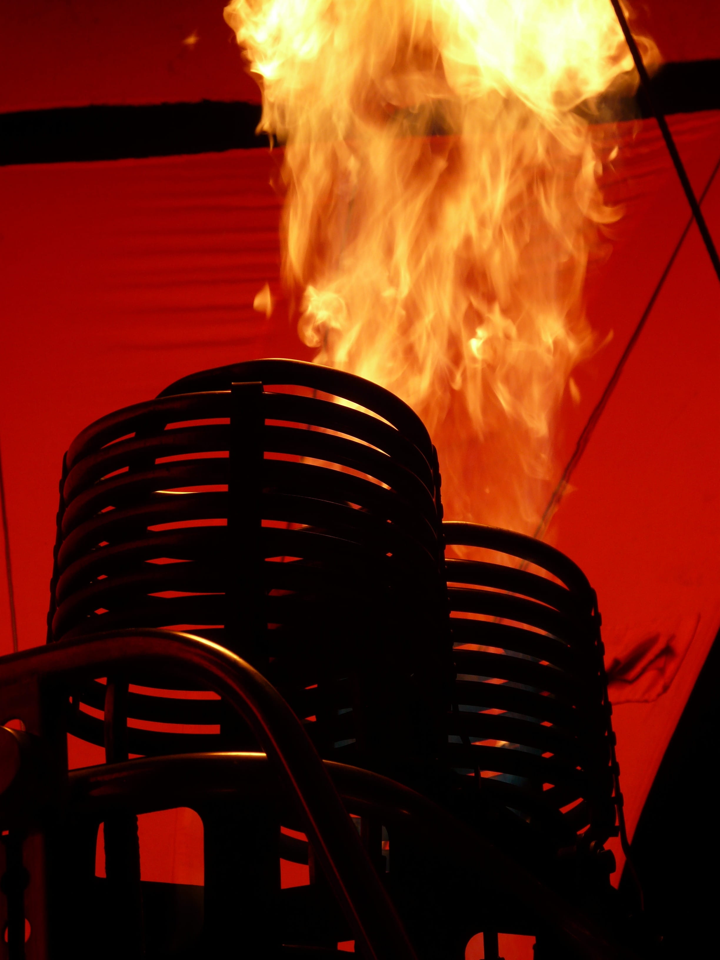 red, color, gas burner, accidents and disasters, night, fire - natural phenomenon, smoke - physical structure, orange color, colorful, heat - temperature, Phone HD Wallpaper