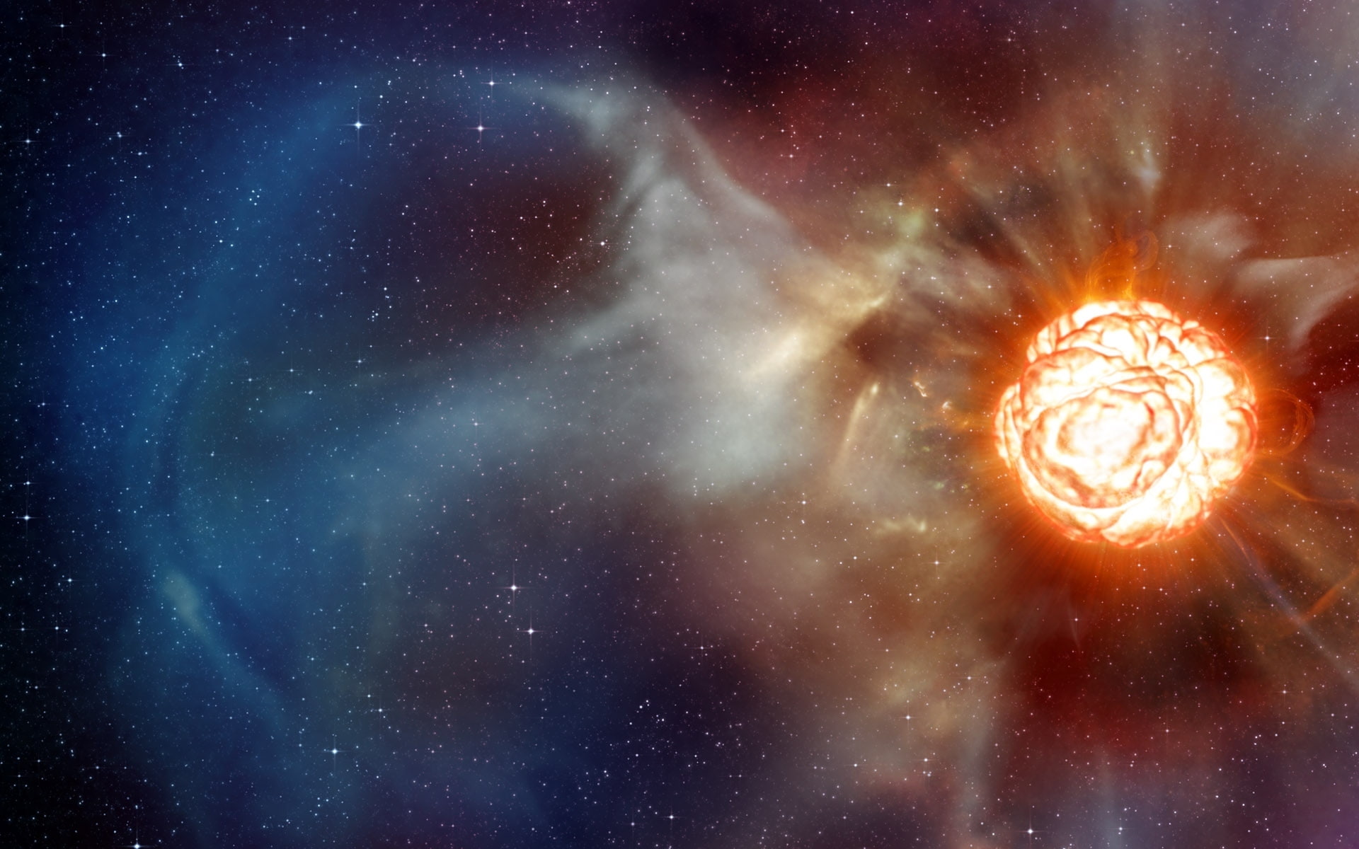 the explosion, 1080P, star, supernova, HD Wallpaper