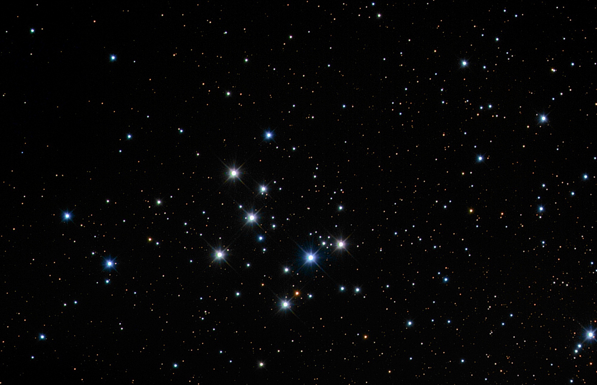 messi, astronomy, astronomical objects, m29, star - space, glowing, science, sky, constellation, space, luminosity, light - natural phenomenon, digital, HD Wallpaper