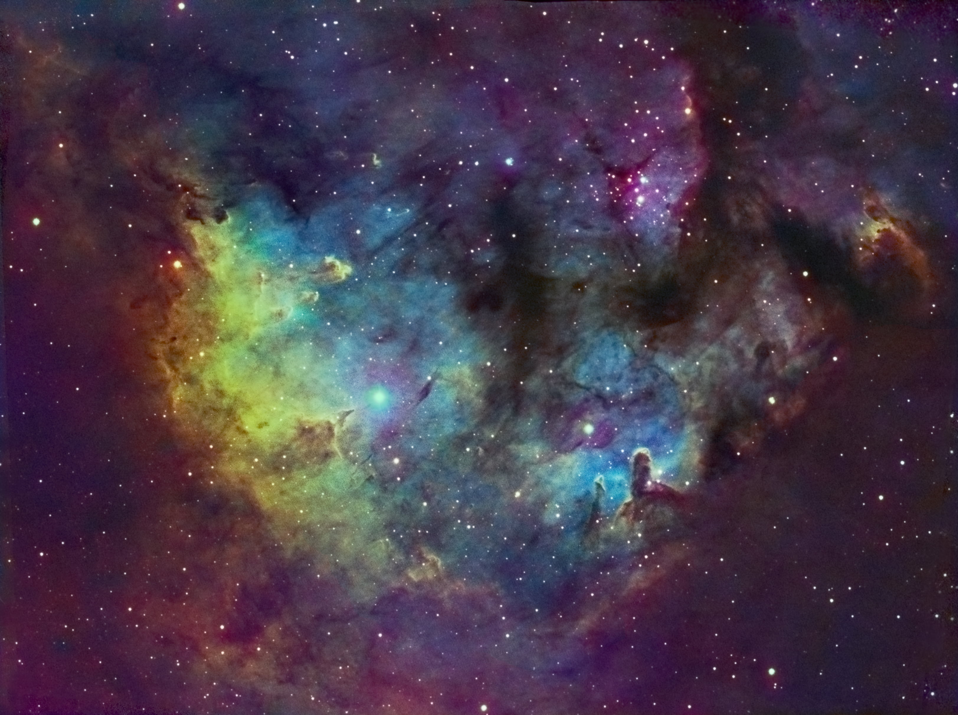 no People, science, star Field, galaxy, cloud - sky, space, globular star cluster, luminosity, deep, dust, purple, Cepheus, star - Space, glowing, black Color, HD Wallpaper