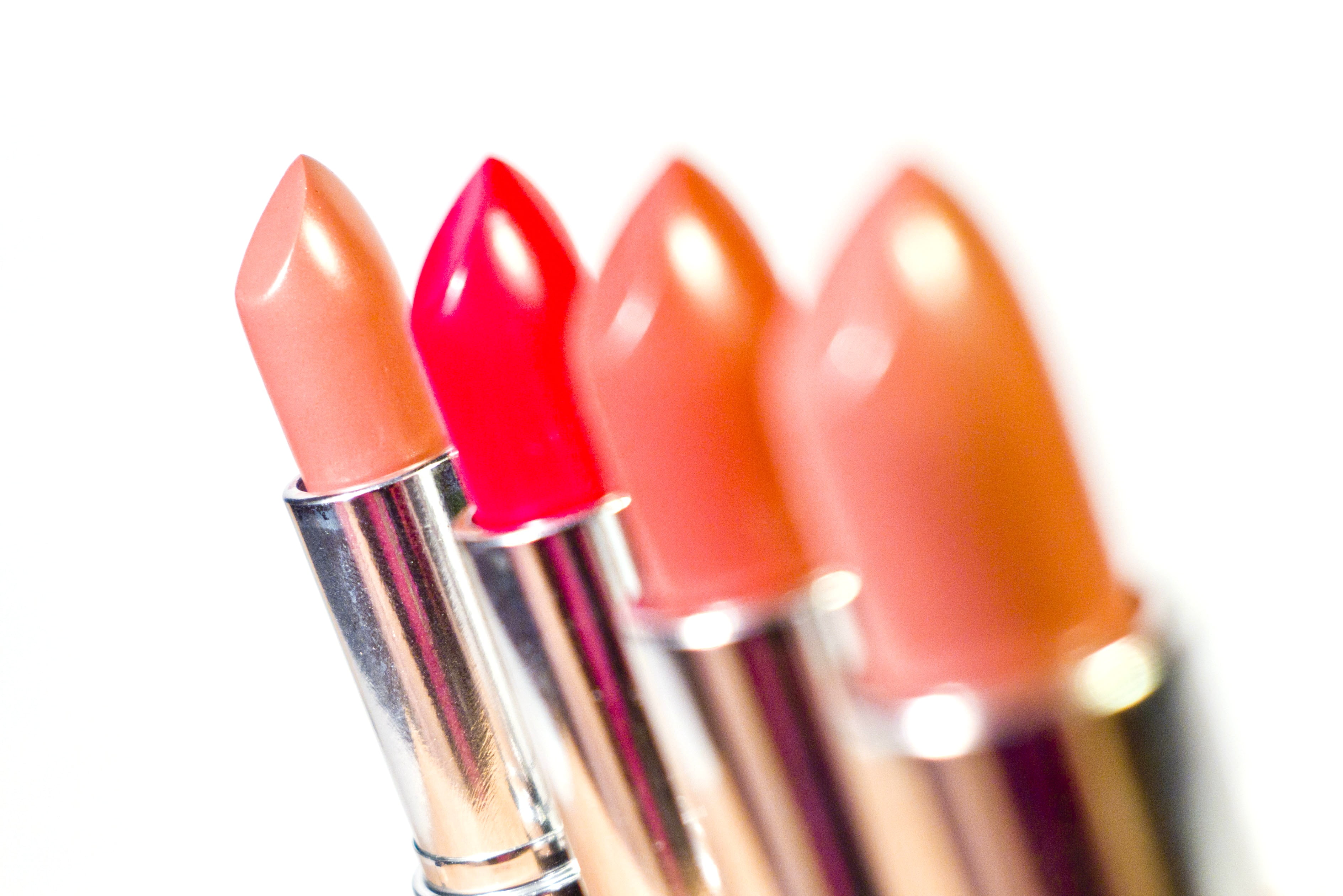 shiny, manicure, nail polish, pink, variation, fashion, pink color, lipsticks, indoors, personal Accessory, cosmetics, white background, still life, lipstick, HD Wallpaper