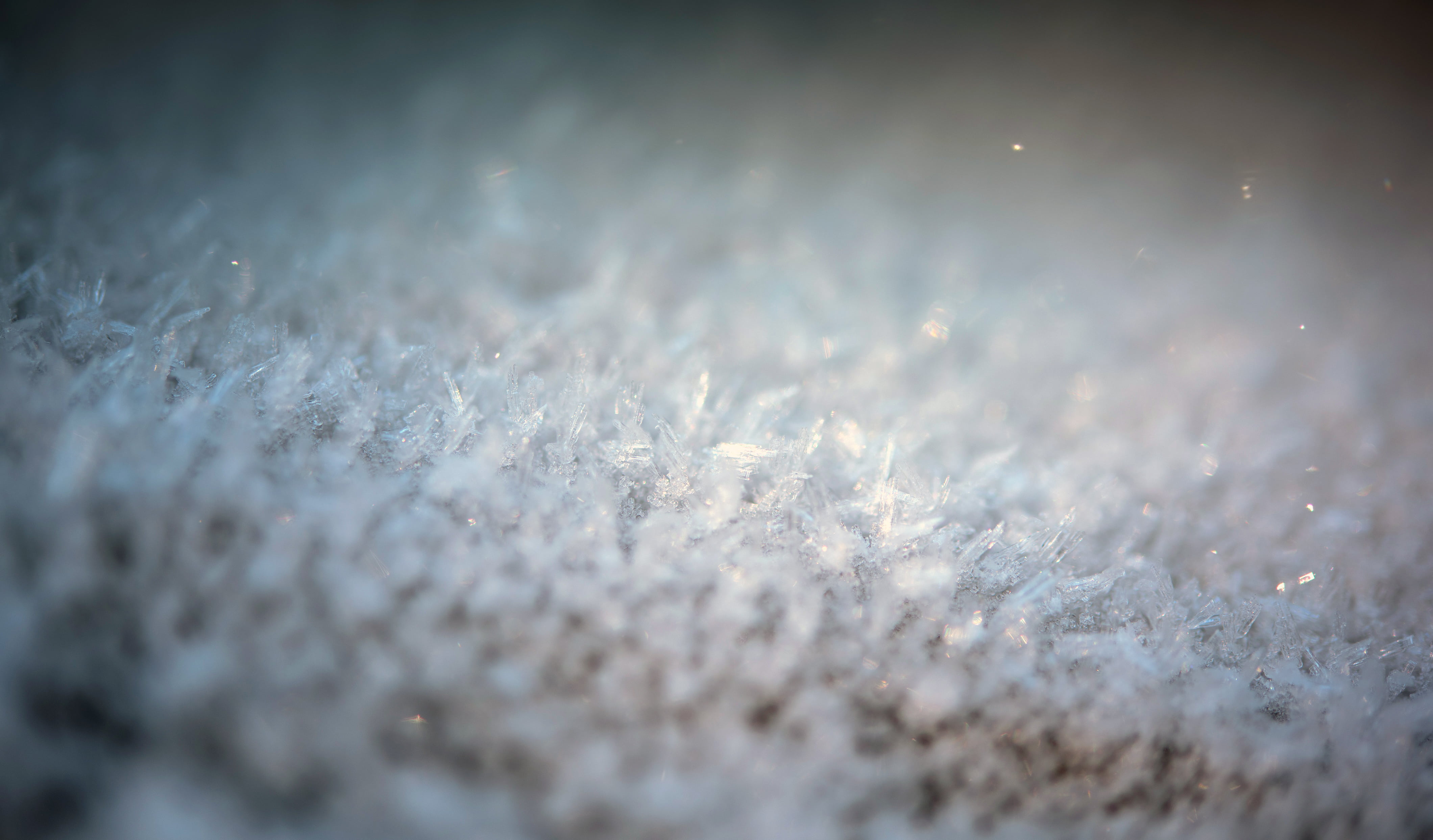 glisten, outdoors, water, purity, shining, frost, frozen, ice, surface level, frosty, 4K, crystal, icy, motion, softness, abstract, texture, macro, close-up, HD Wallpaper