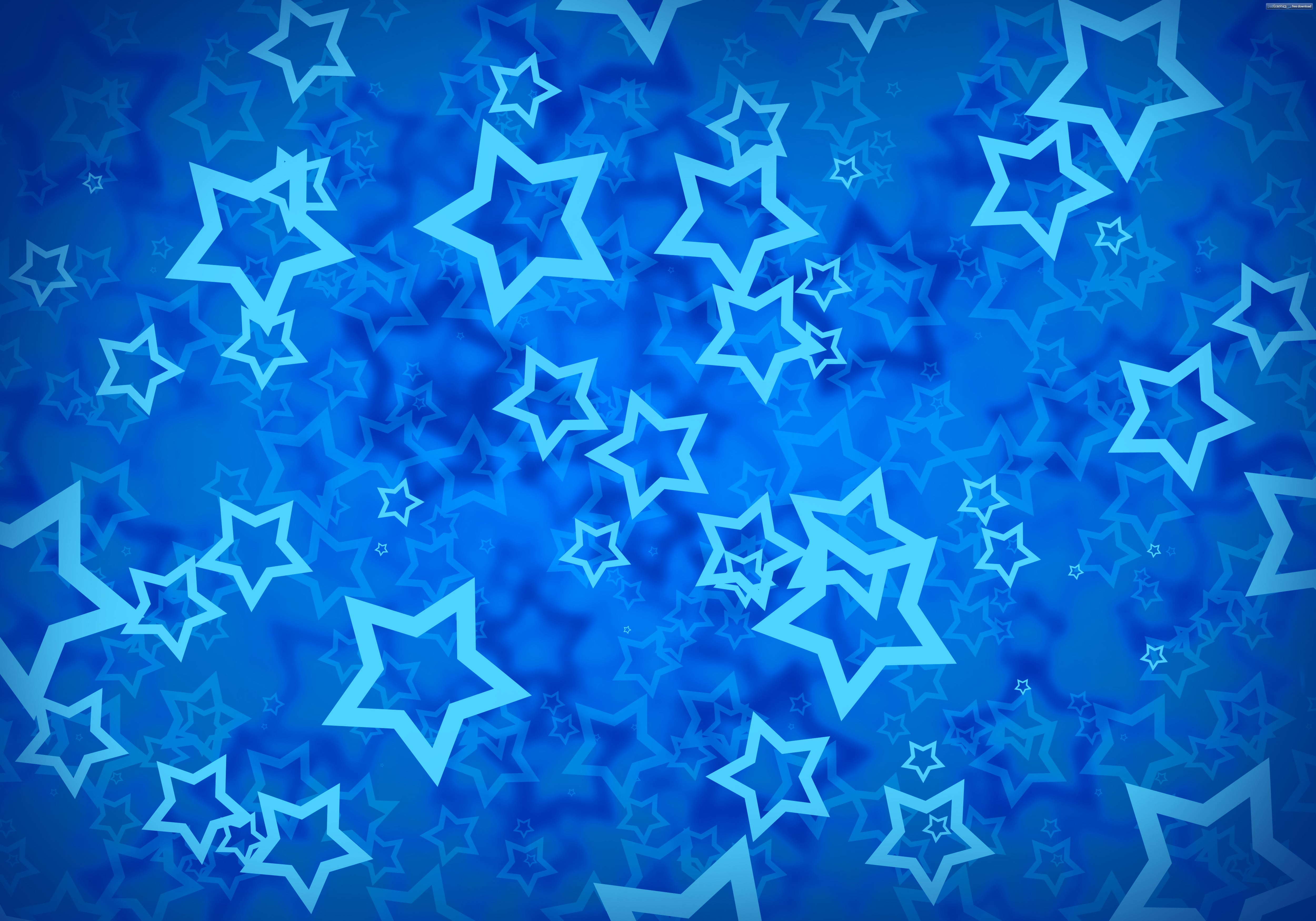 pattern, winter, blue background, backgrounds, nature, abstract, indoors, design, white, cold temperature, no people, digital art, star shape, HD Wallpaper