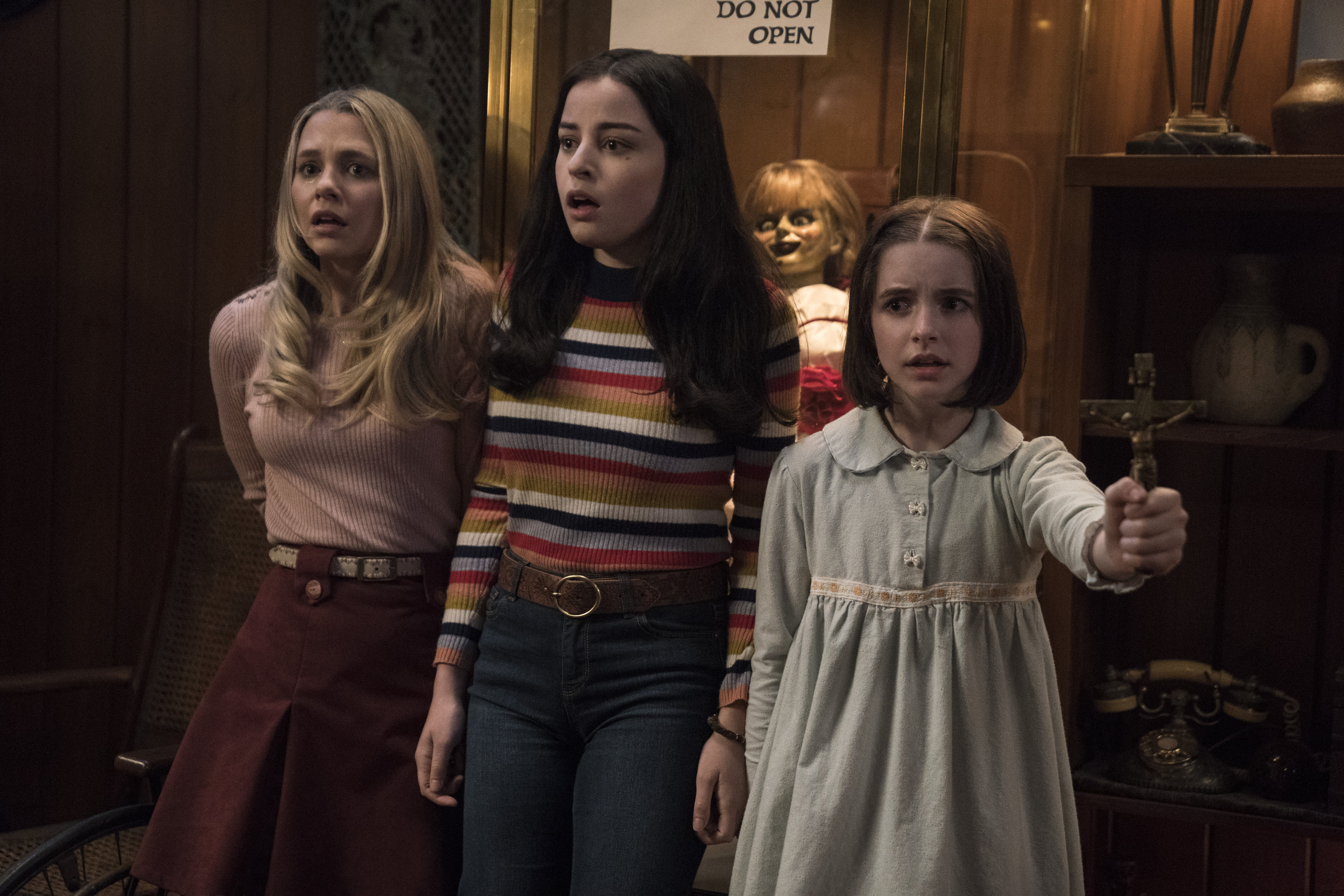 Annabelle Comes Home, Movie, Madison Iseman, 5K, Katie Sarife, Mckenna Grace, HD Wallpaper