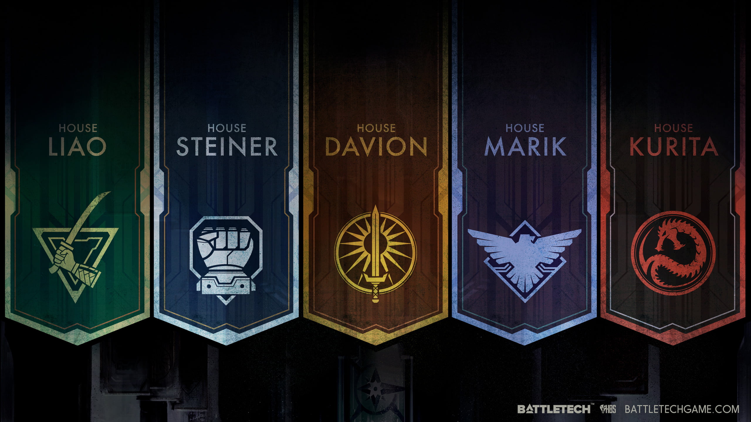 House Kurita, House Steiner, Battletech, flag, House Liao, House Davion, House Marik, 2K, HD Wallpaper
