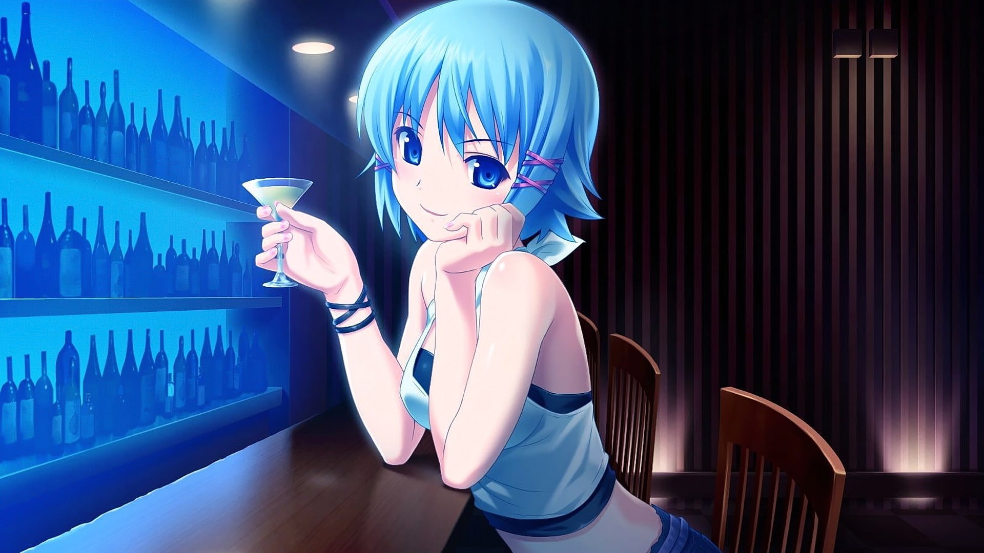 Tropical Kiss, 1080P, anime, anime girls, Himuro Rikka, HD Wallpaper