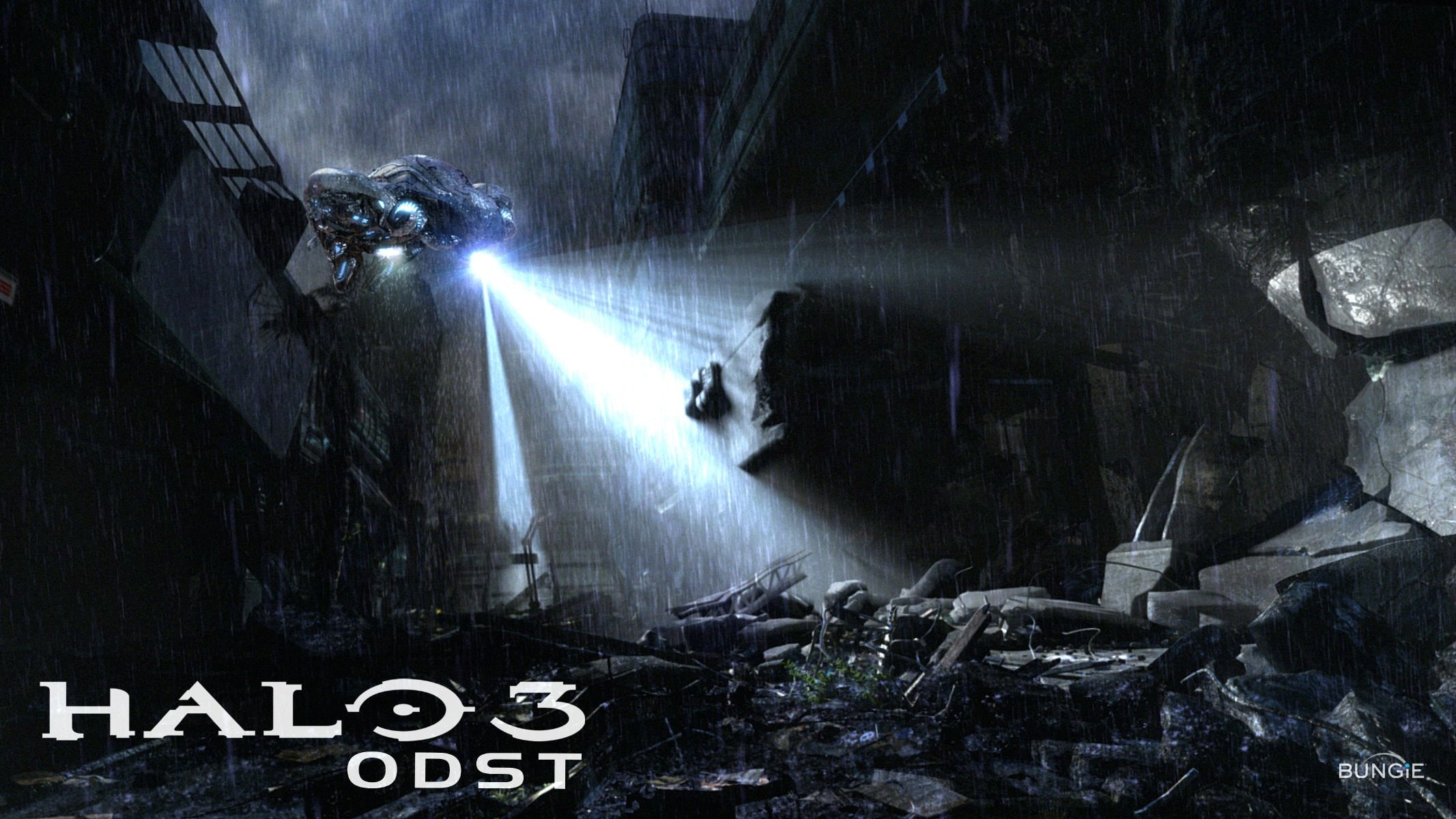 action, sci-fi, shooter, 1odst, futuristic, 1080P, halo, war, odst, fighting, fps, HD Wallpaper