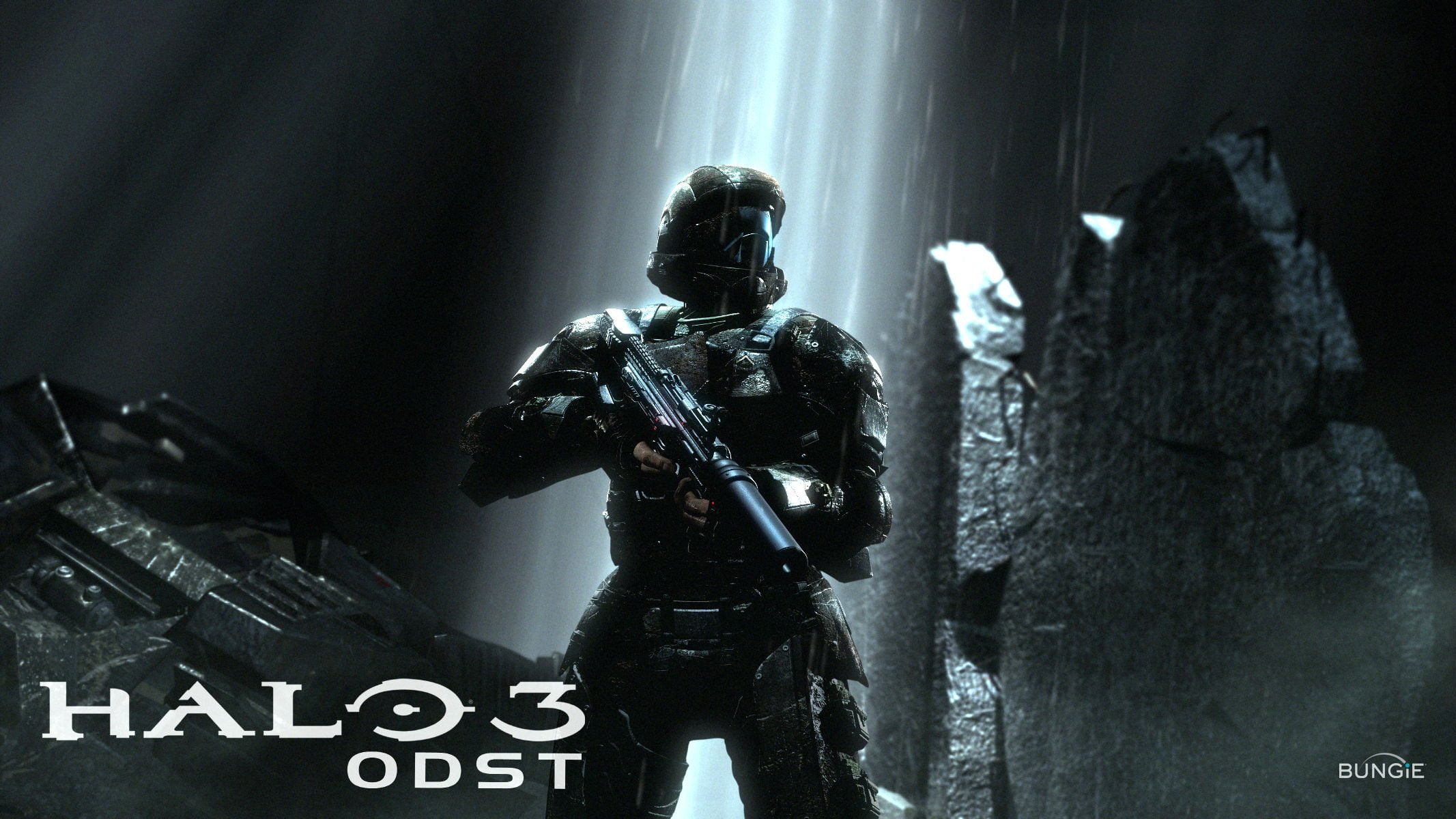 fps, halo, warrior, odst, 1odst, war, 1080P, futuristic, weapon, fighting, shooter, action, gun, sci-fi, HD Wallpaper