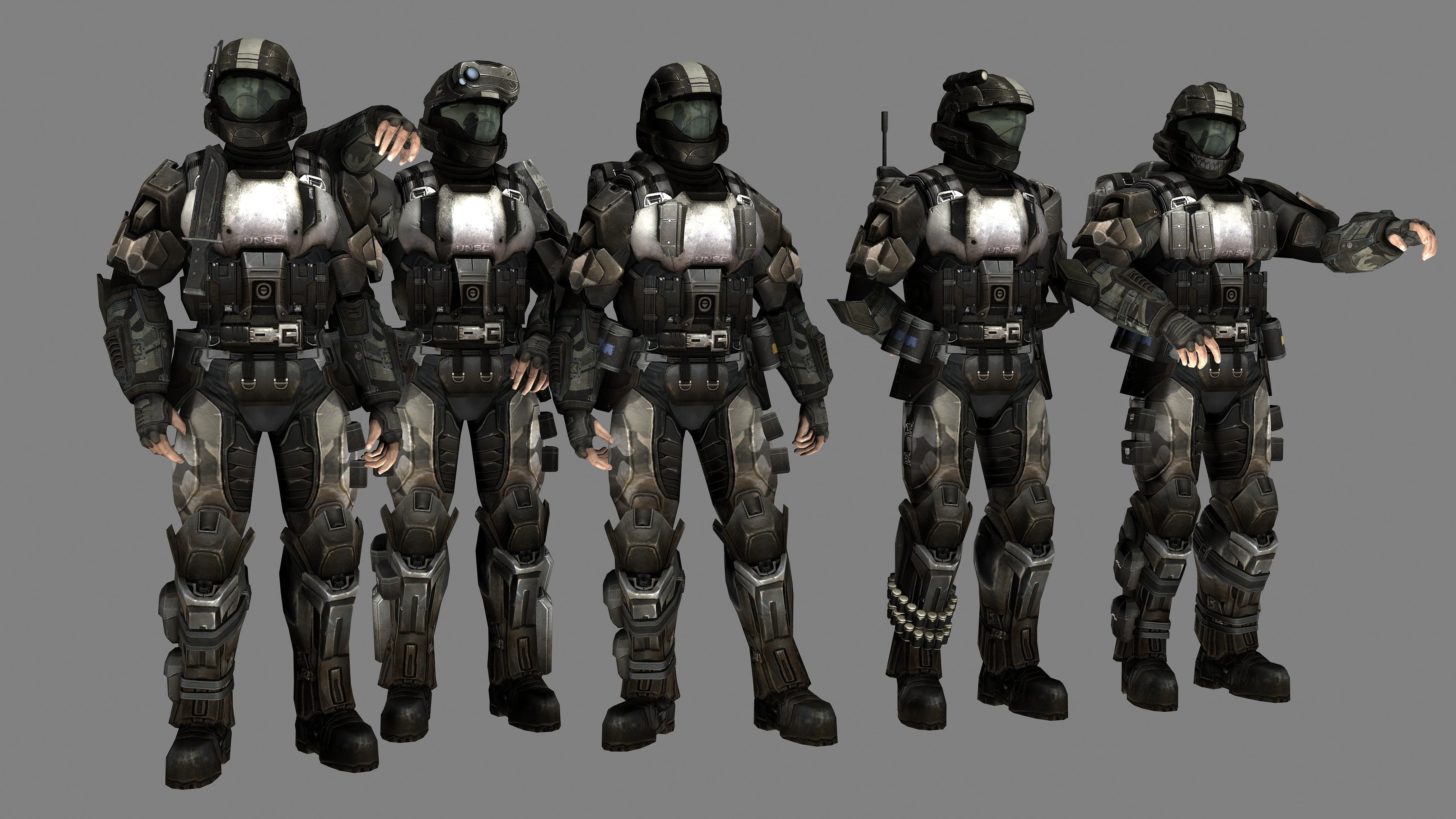 gun, shooter, fighting, 1odst, halo, futuristic, odst, warrior, action, sci-fi, fps, war, 4K, weapon, HD Wallpaper