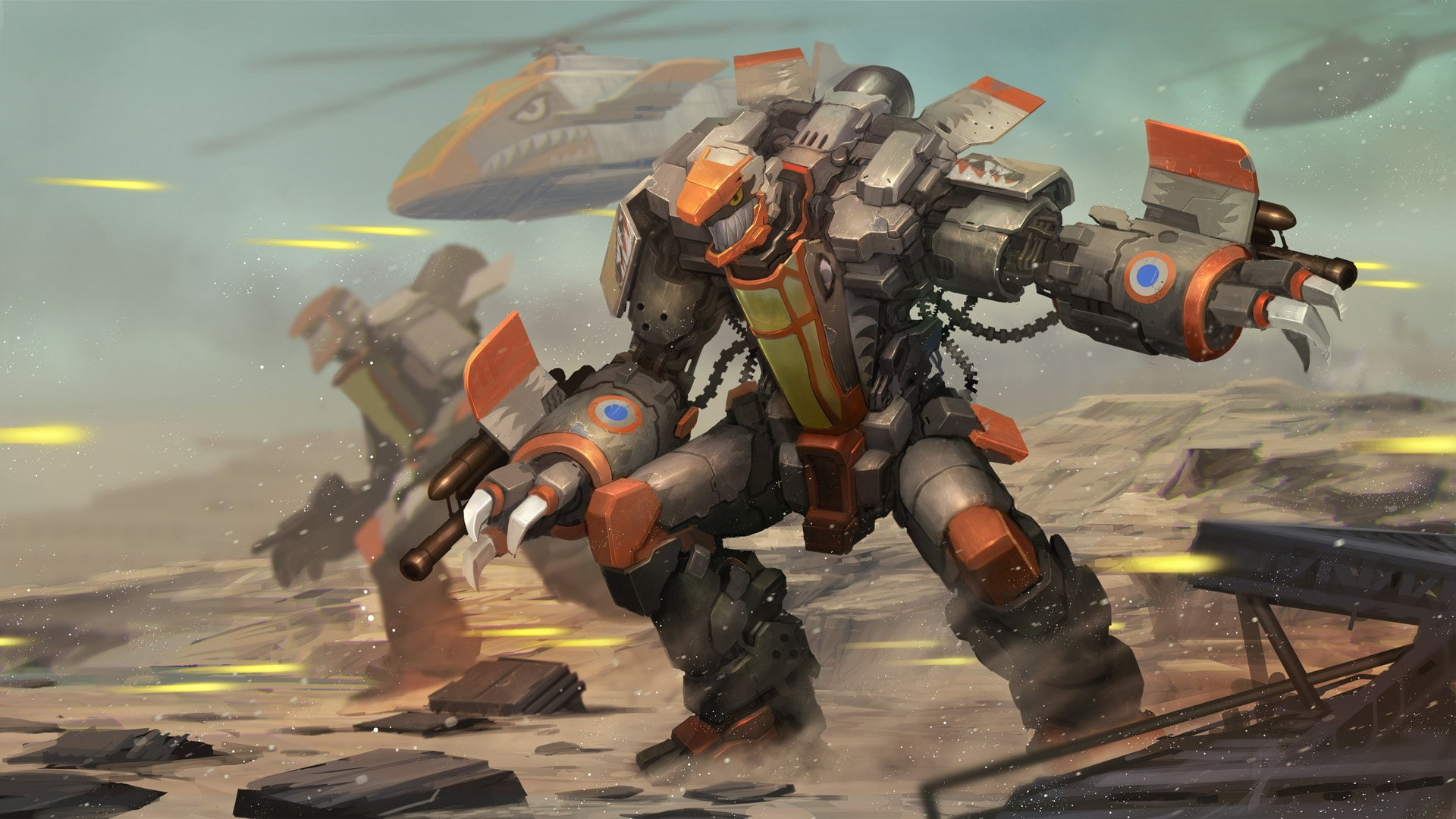 mecha, 1080P, online, sci-fi, fighting, fron, mech, line, airmech, assembly, HD Wallpaper