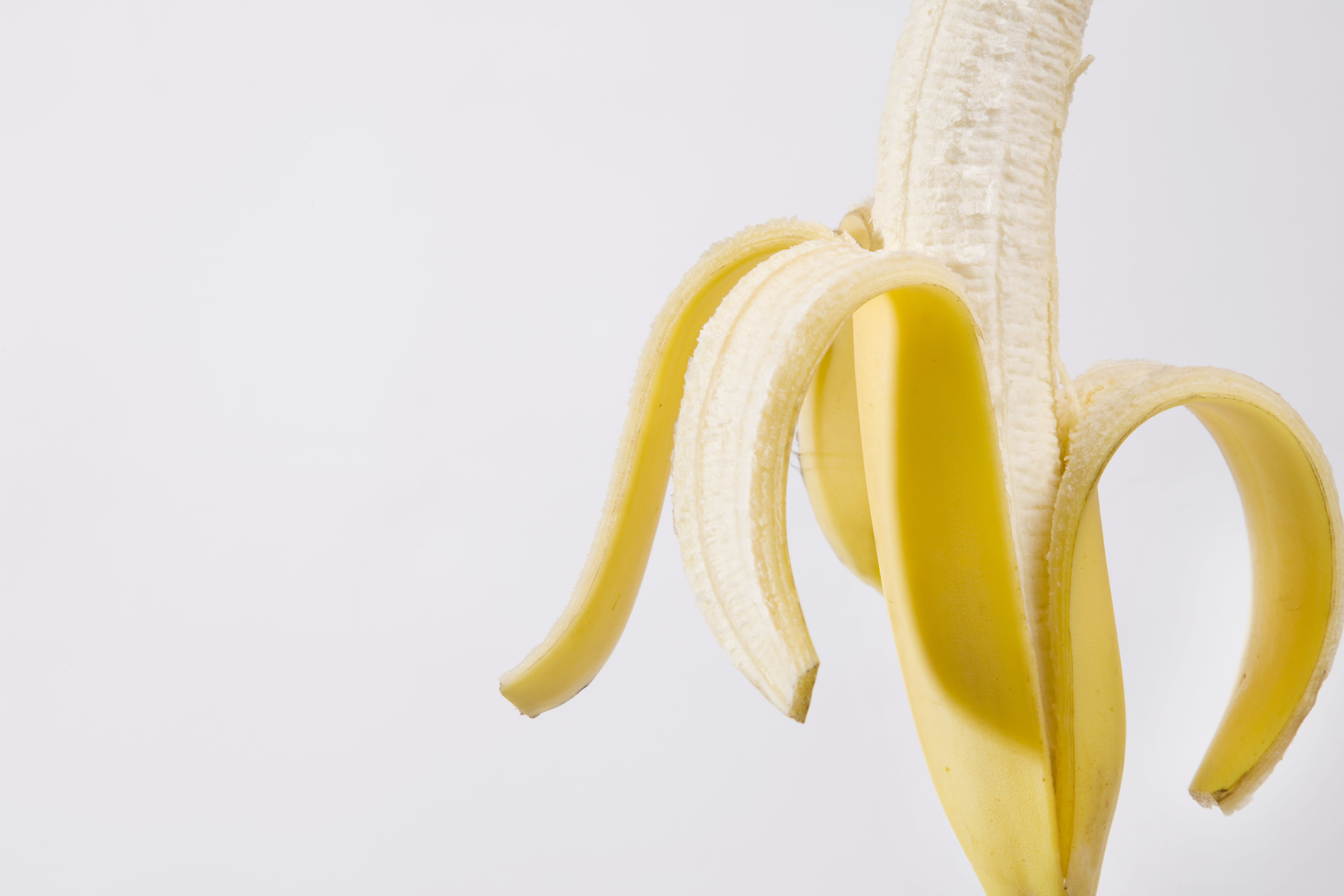 food, white, nutrition, freshness, banana, bless you, close-up, healthy eating, white background, cut out, wellbeing, eat healthy, single object, indoors, HD Wallpaper