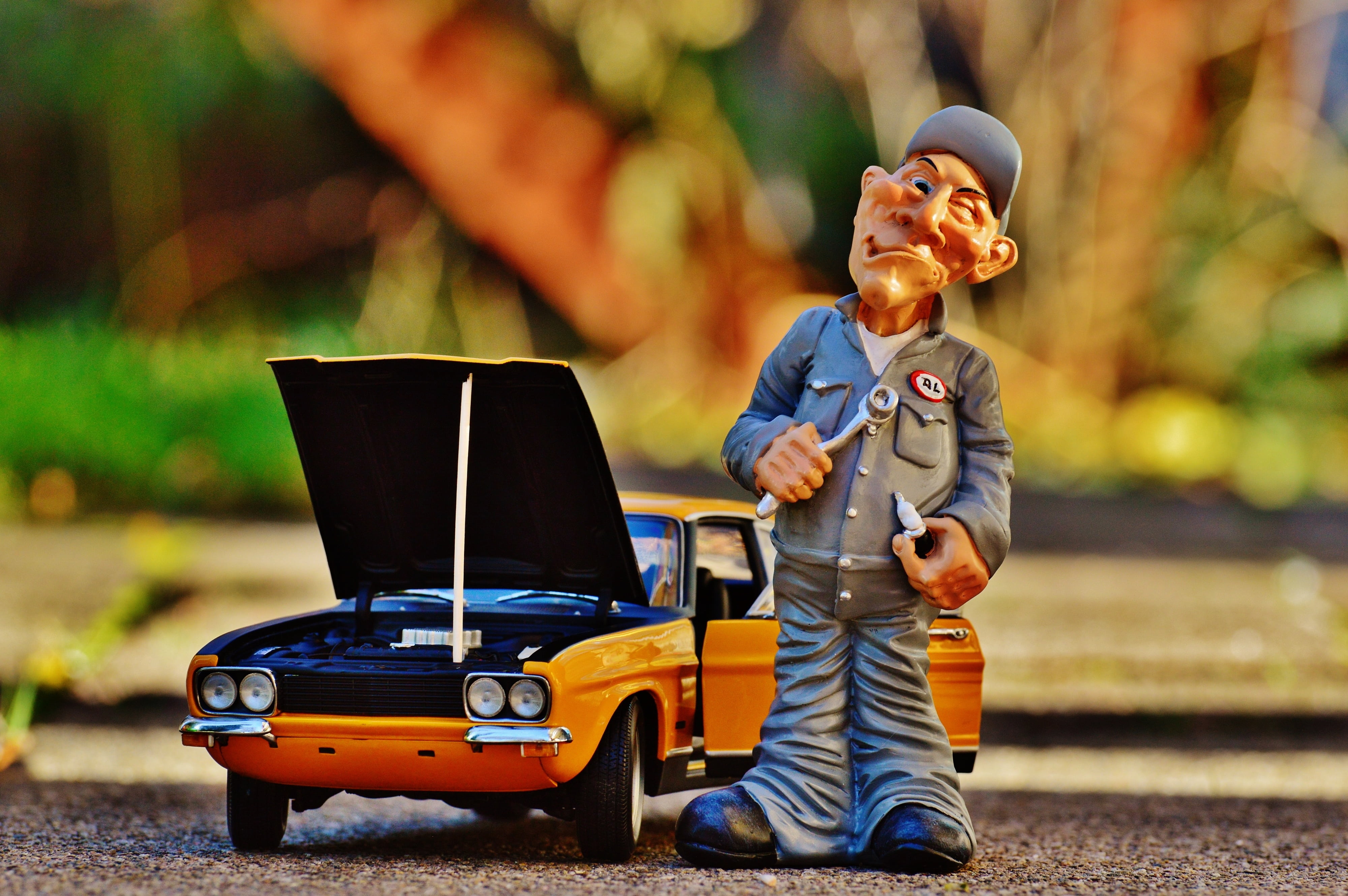 grey, childhood, road, capri, toy car, boys, classic, one person, transportation, miniature, orange, model, toy, auto, funny, motor, offspring, people, HD Wallpaper