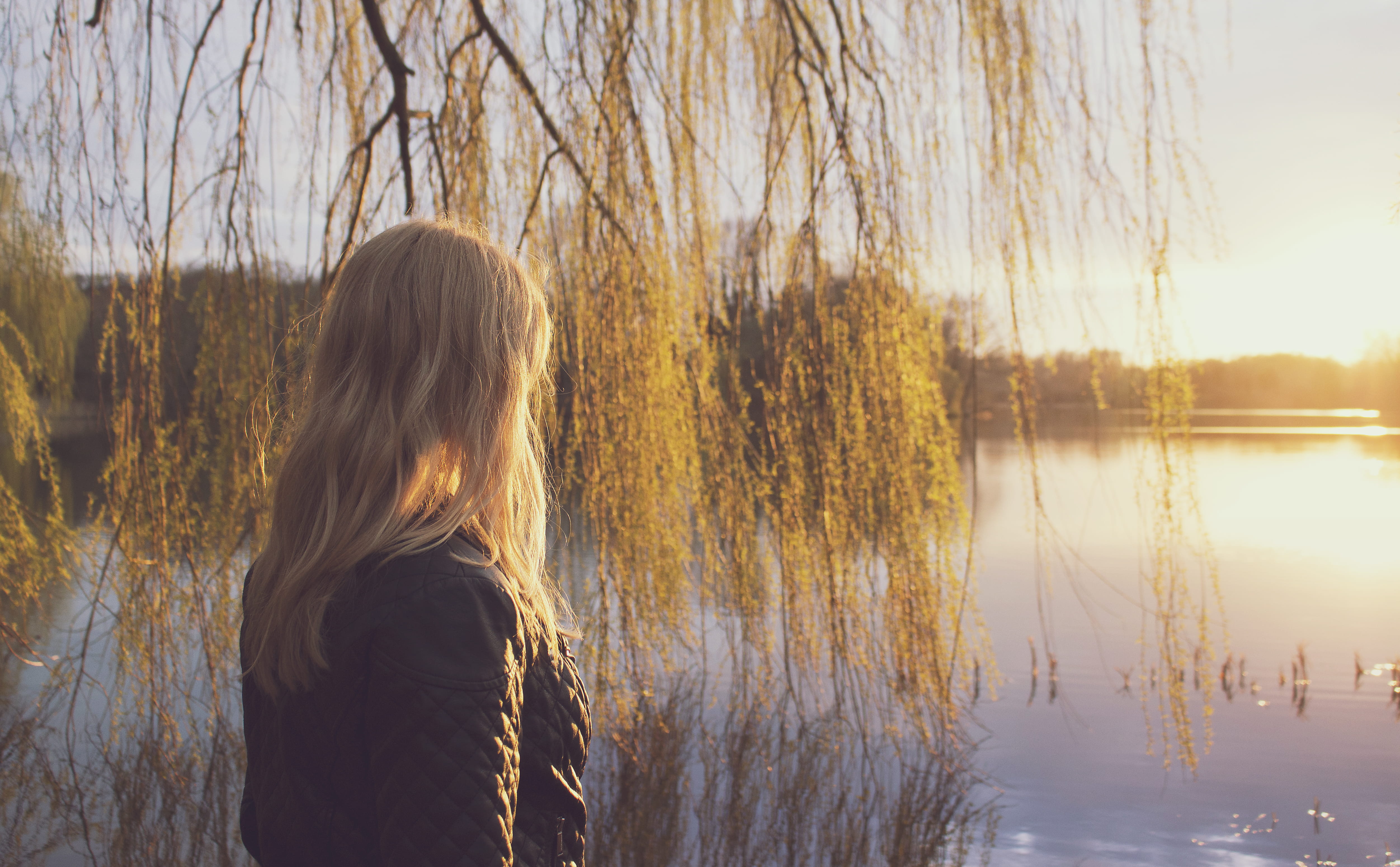 leisure activity, real people, 4K, women, one person, lake, waist up, hair, long hair, beauty in nature, adult, lifestyles, rear view, norwich, hairstyle, HD Wallpaper