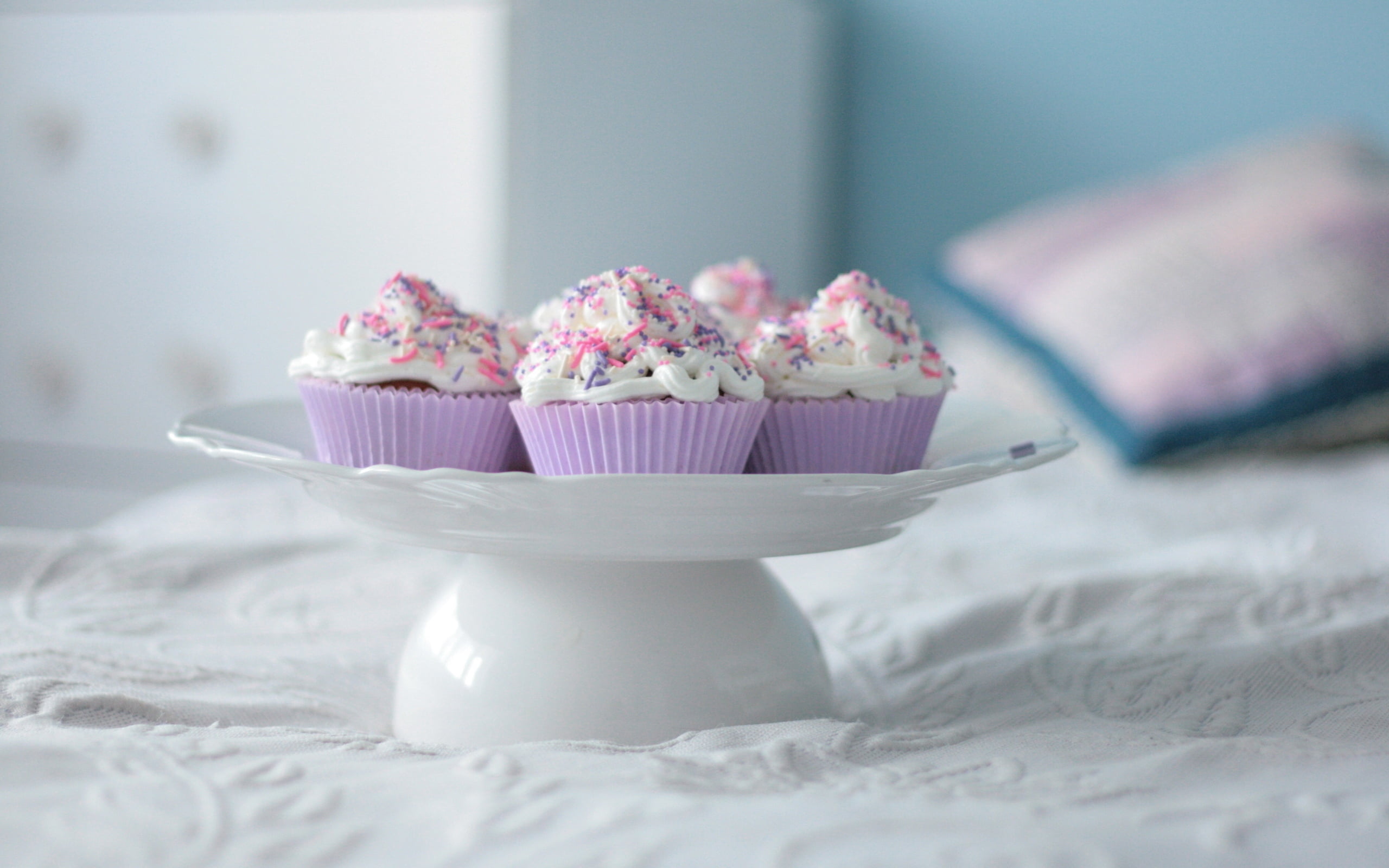 icing, snack, sweet, unhealthy Eating, pink Color, cup, multi Colored, close-up, wedding cake, buttercream, afternoon tea, no People, cupcake holder, cupcakes, HD Wallpaper