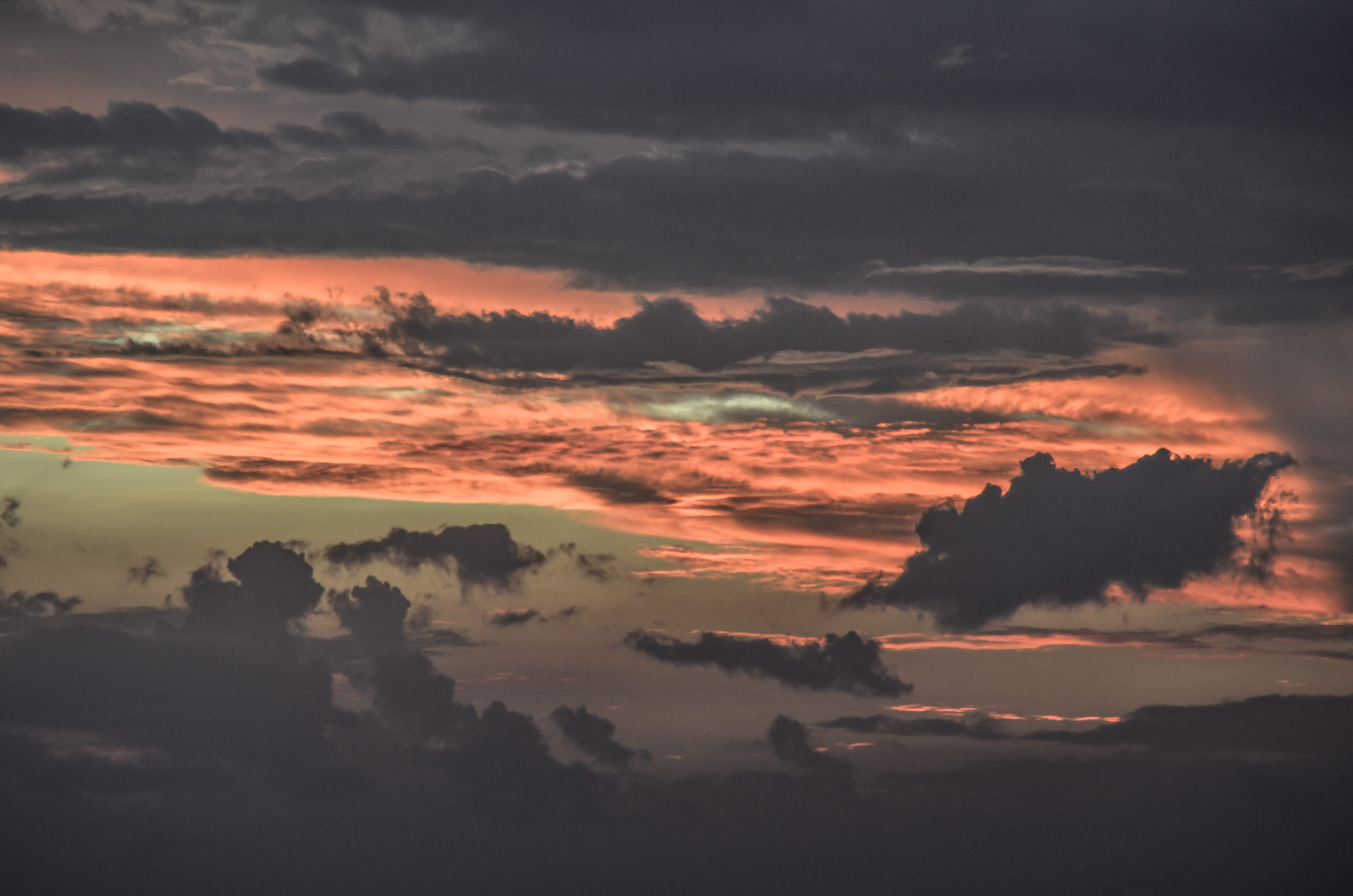 cloudscape, cloud - sky, sunset, orange, 4K, environment, afternoon, majestic, silhouette, tranquil scene, sky, scenics - nature, yellow, no people, dramatic sky, HD Wallpaper