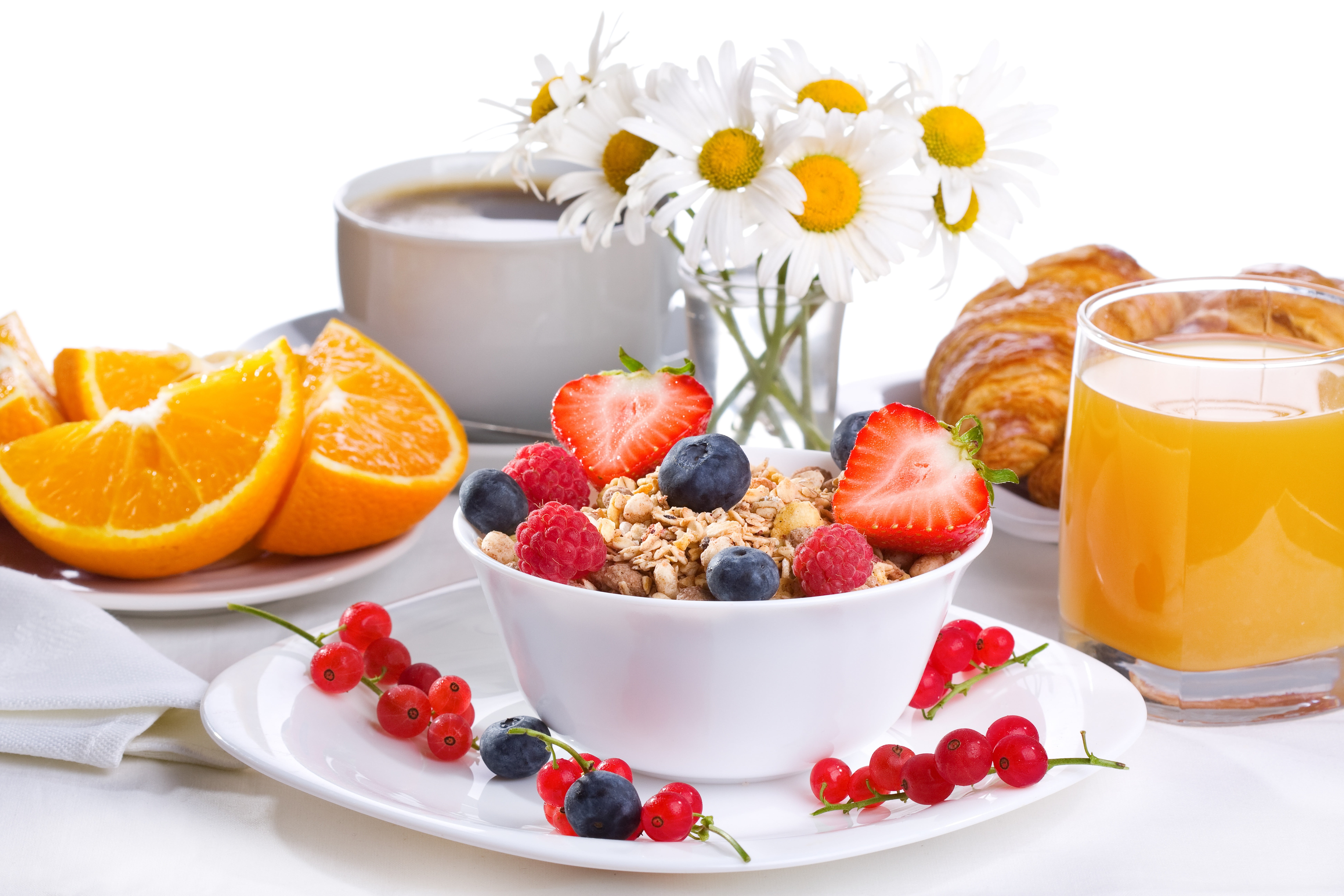 fruit, glass - Material, snack, wellbeing, food And Drink, drinking Glass, organic, strawberries, orange - Fruit, meal, dieting, flowering plant, honey, HD Wallpaper