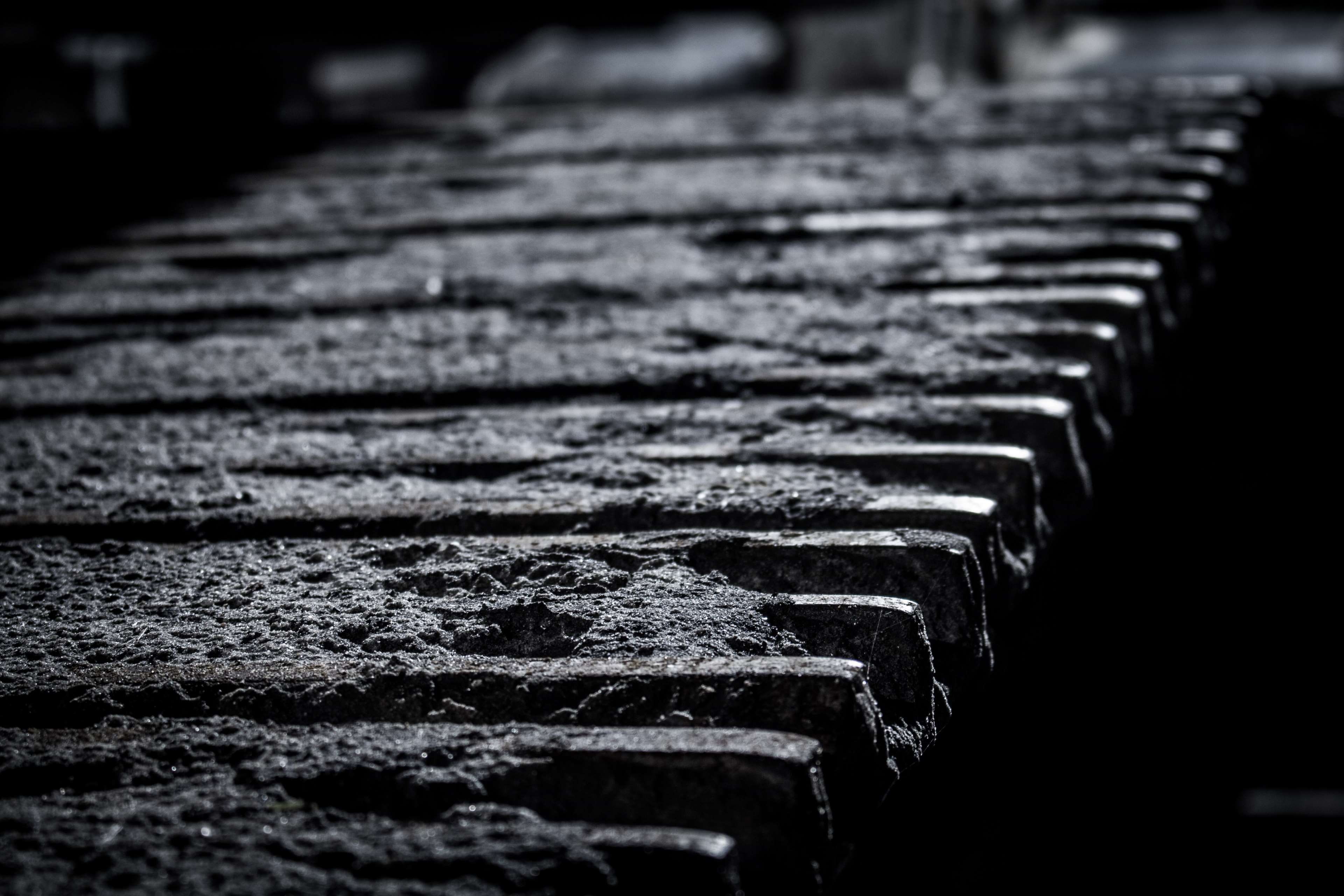 cold, in a row, wheel, focus on foreground, old, transportation, outdoors, tire, industrial, day, solid, metal, the way forward, no people, textured, staircase, HD Wallpaper