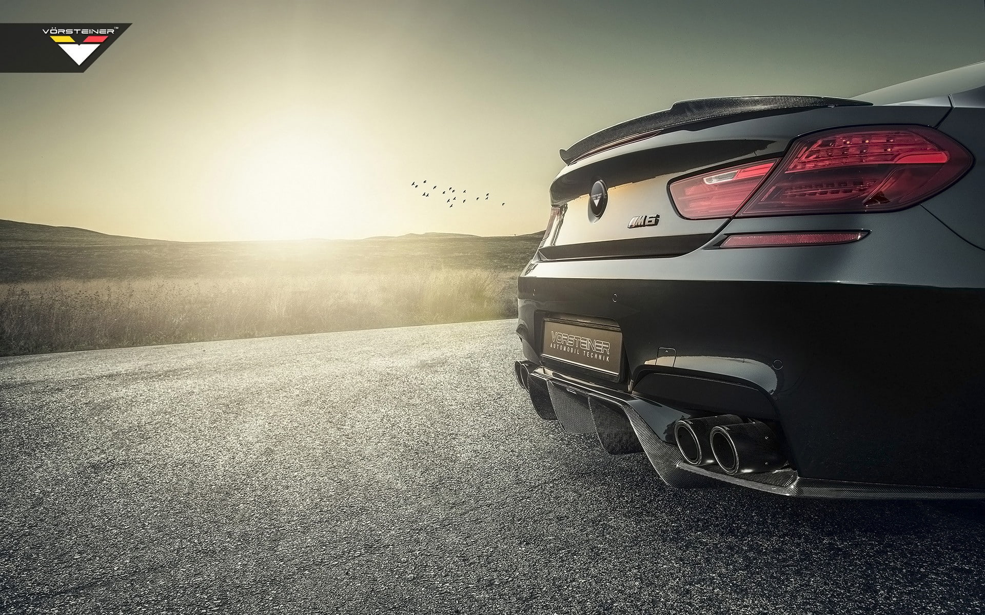1080P, car, BMW M6 Gran Coupe, Vorsteiner, BMW, HD Wallpaper