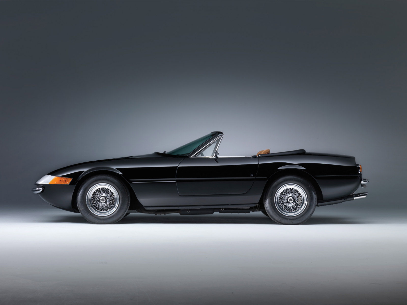 720P, 365, supercars, supercar, 1970, gts4, ferrari, spider, daytona, classic, HD Wallpaper