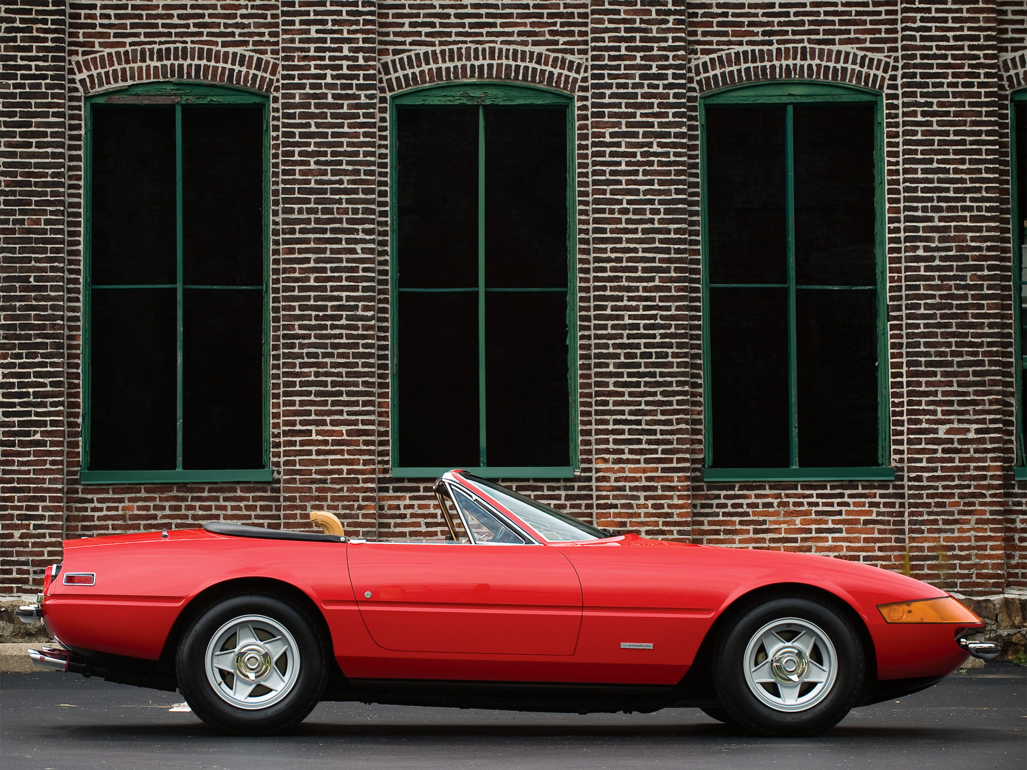 ferrari, 365, supercar, gts4, daytona, spider, 1970, 1080P, supercars, classic, HD Wallpaper