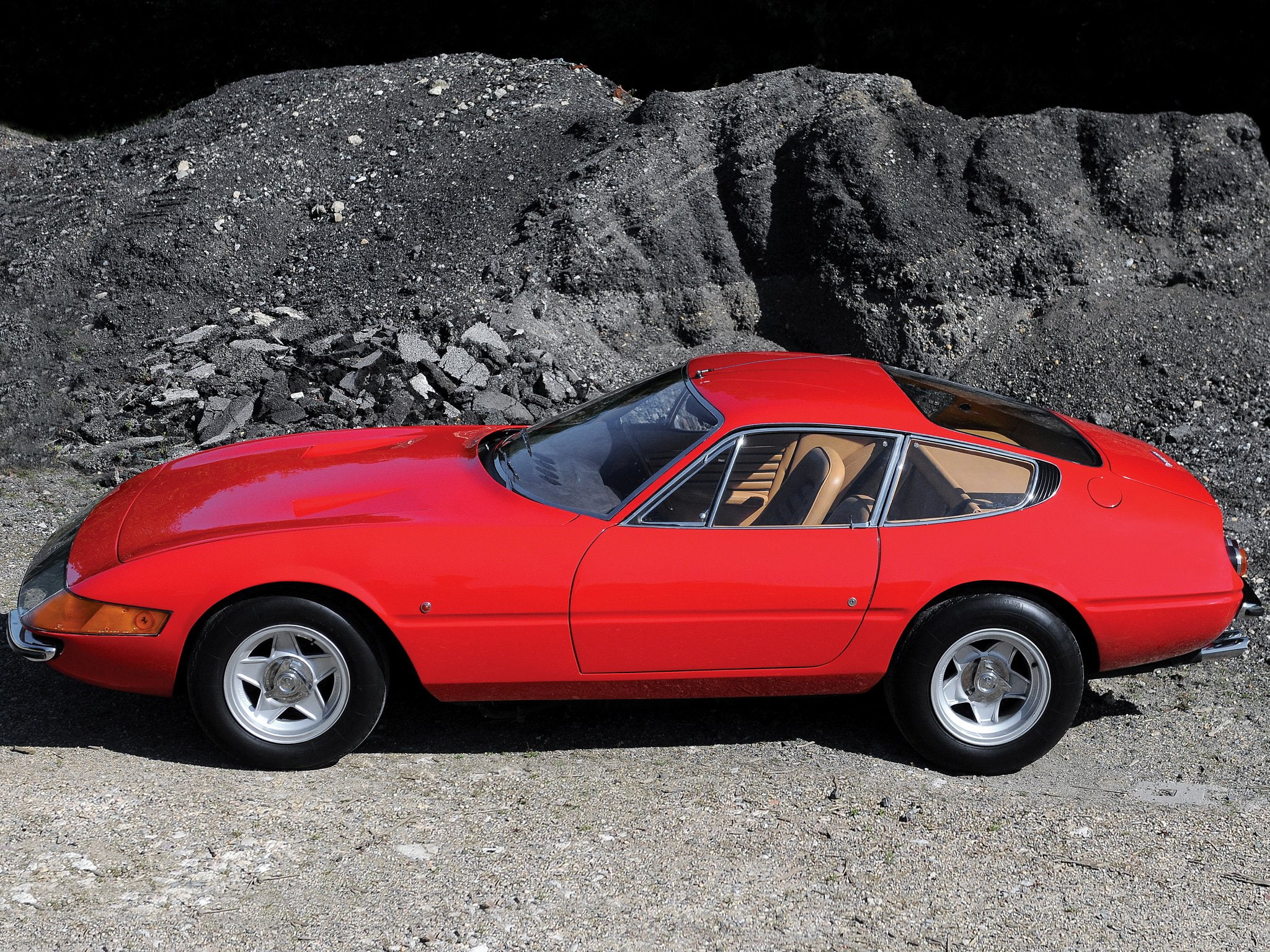 ferrari, 1080P, classic, daytona, gtb 4, 365, 1968 71, supercar, uk spec, HD Wallpaper