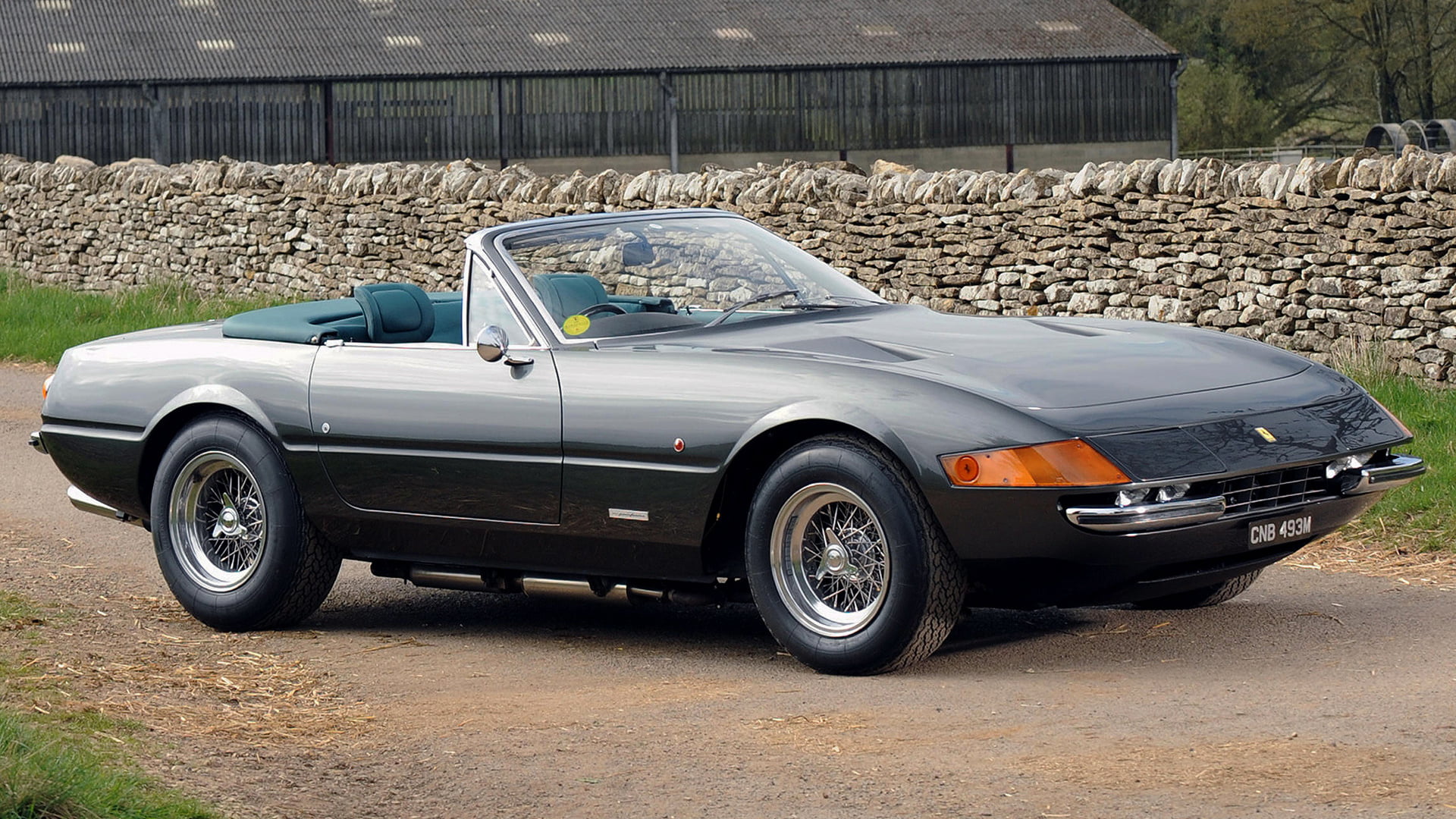 Convertible, Grand Tourer, 1080P, Ferrari, Old Car, Car, Sport Car, Ferrari 365 GTS/4 Daytona, HD Wallpaper