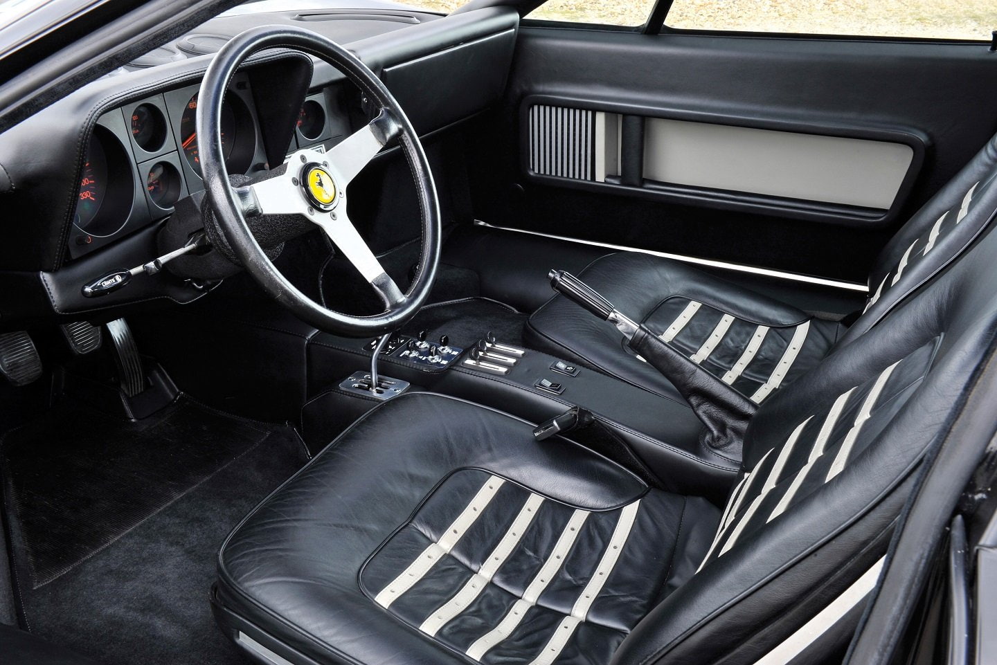 1973, boxer, 720P, cars, 365, gt4, black, berlinetta, ferrari, HD Wallpaper