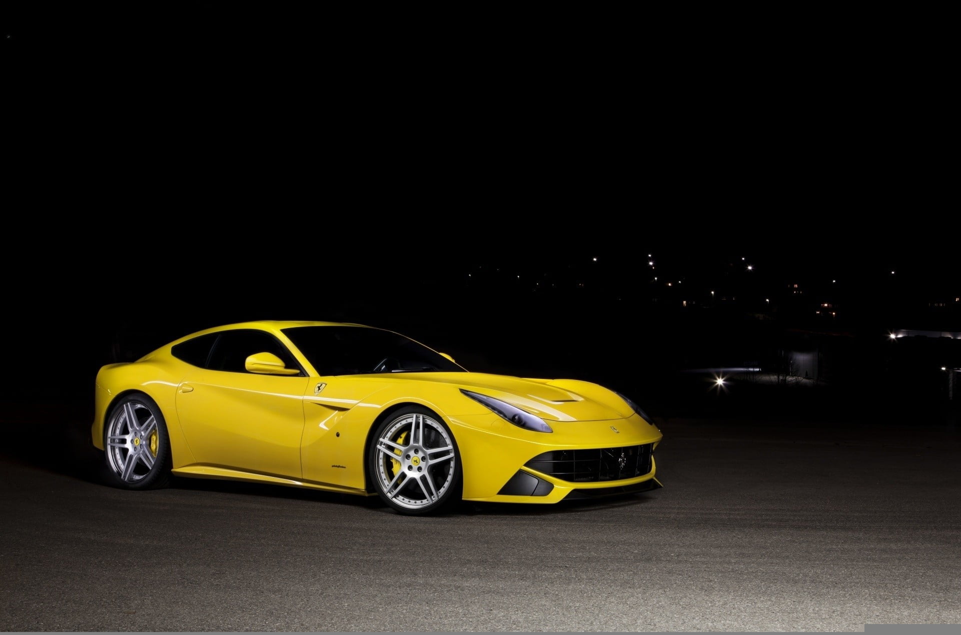 fuel and Power Generation, competition, sports Car, no people, illuminated, transportation, auto racing, driving, yellow, number, black Color, motor Vehicle, HD Wallpaper