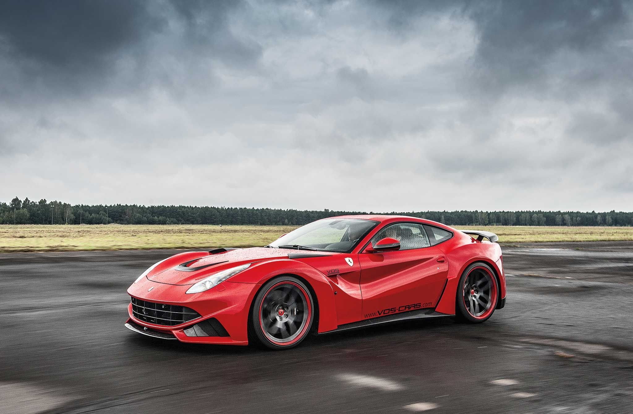 cars, 2015, tuning, novitec, berlinetta, 1080P, bodykit, red, supercars, ferrari, n-largo, f12, HD Wallpaper
