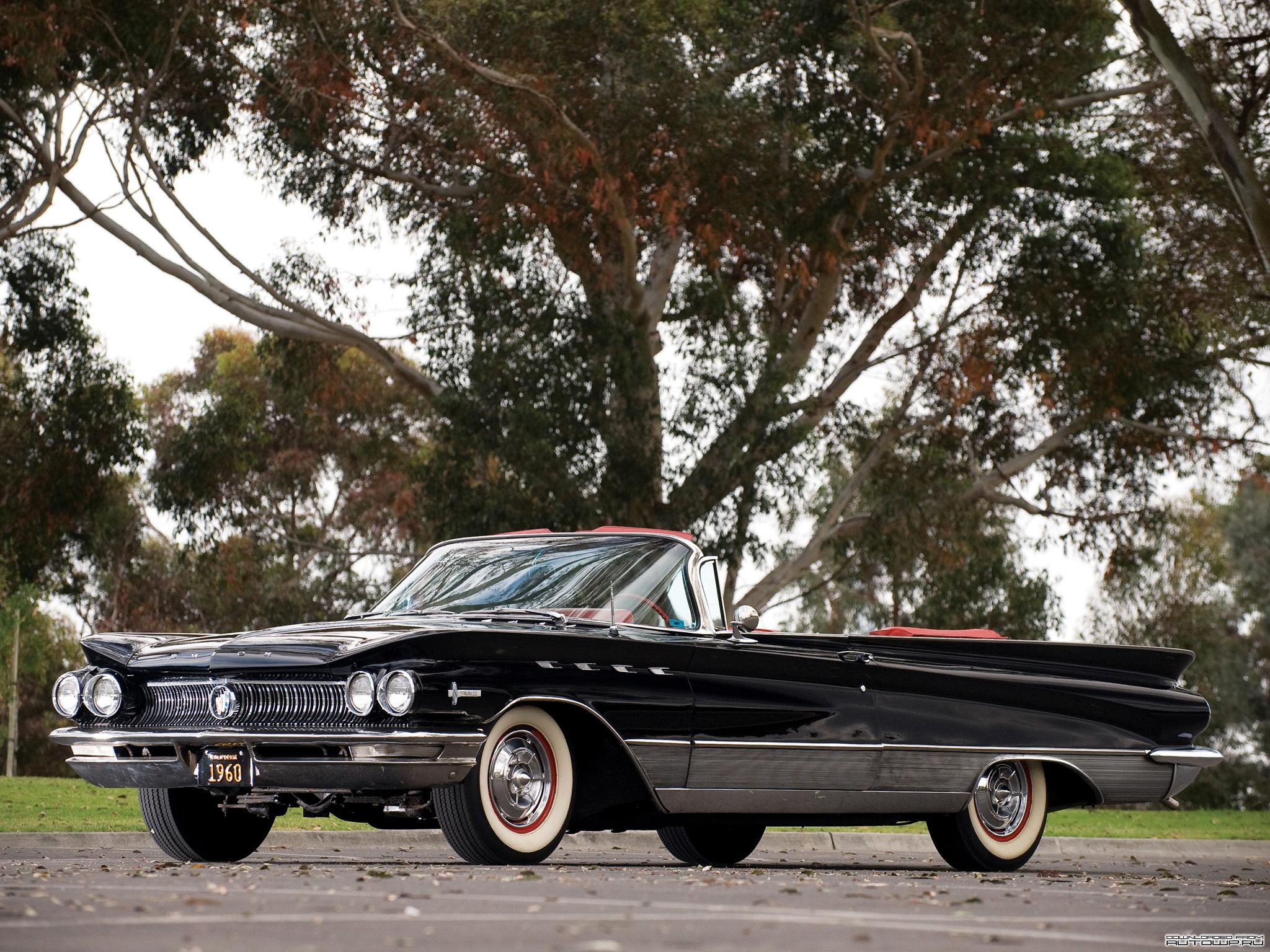 car, 1080P, black cars, Oldtimer, Buick Electra, trees, HD Wallpaper