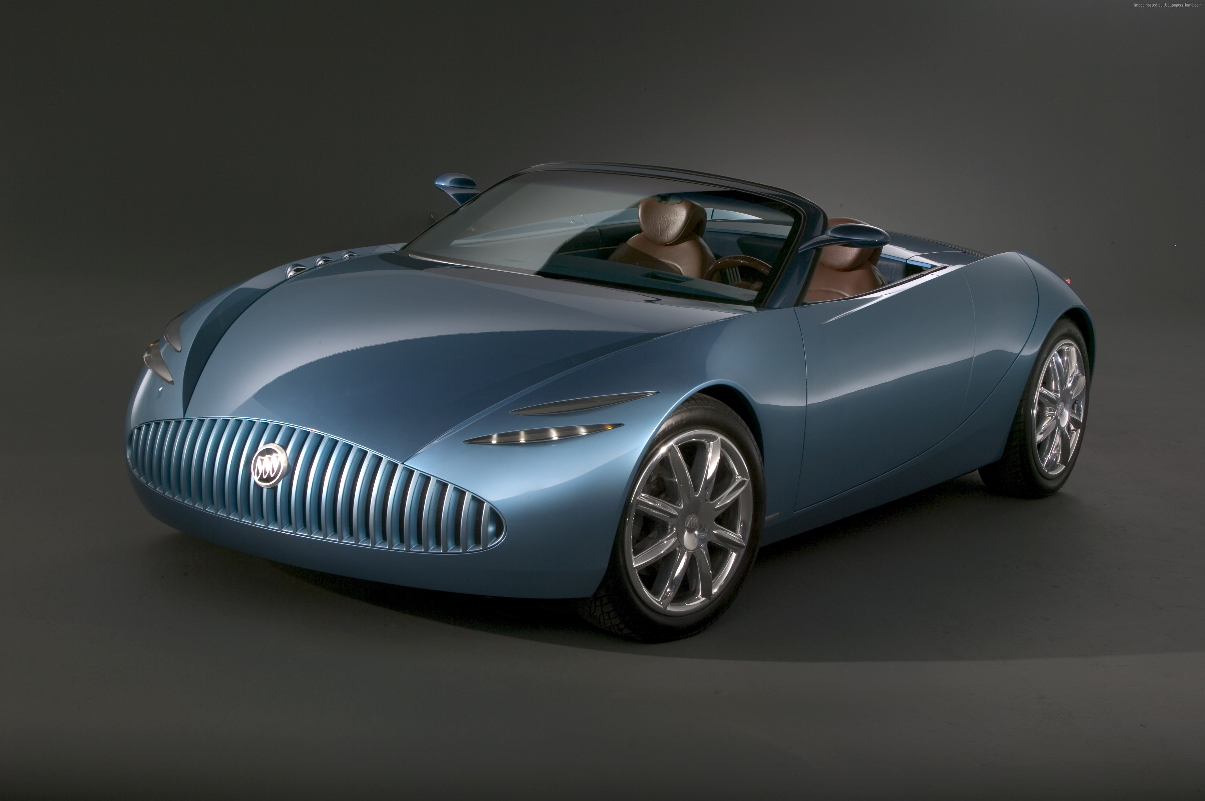 front, roadster, 4K, blue, cabriolet, Buick Bengal, concept, classic cars, Buick, HD Wallpaper