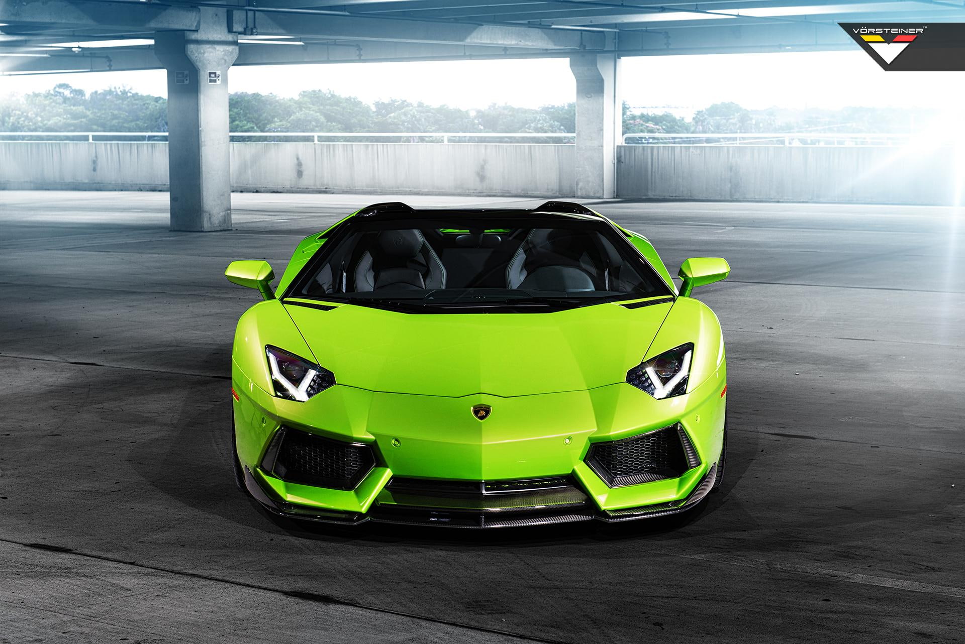 vorsteiner, aventador, car, lp, ithaca, lamborghini, edition, verde, pirelli, 1080P, HD Wallpaper