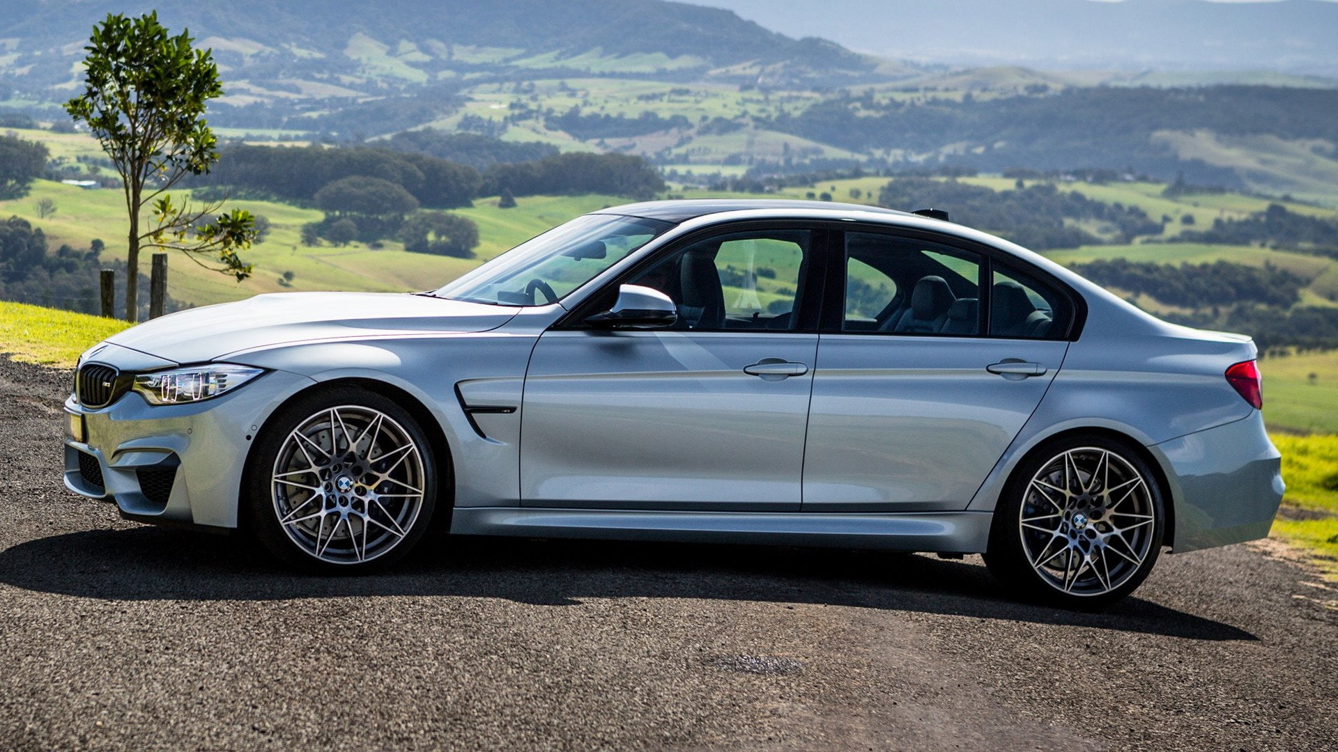 Luxury Car, BMW, BMW M3 Competition Package, 1080P, BMW M3, Silver Car, HD Wallpaper