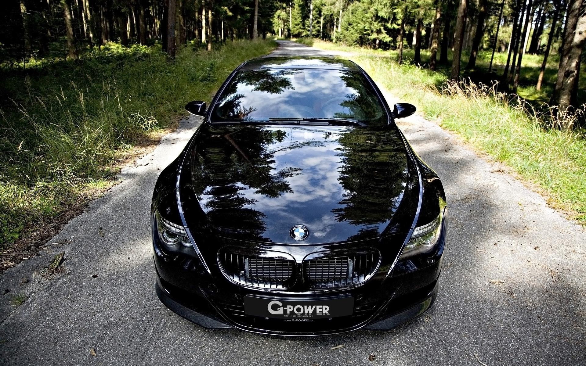 car, 1080P, cars, bmw m6, g, g-power, m, 1920x1200, rr, bmw, hurricane, black, power, HD Wallpaper